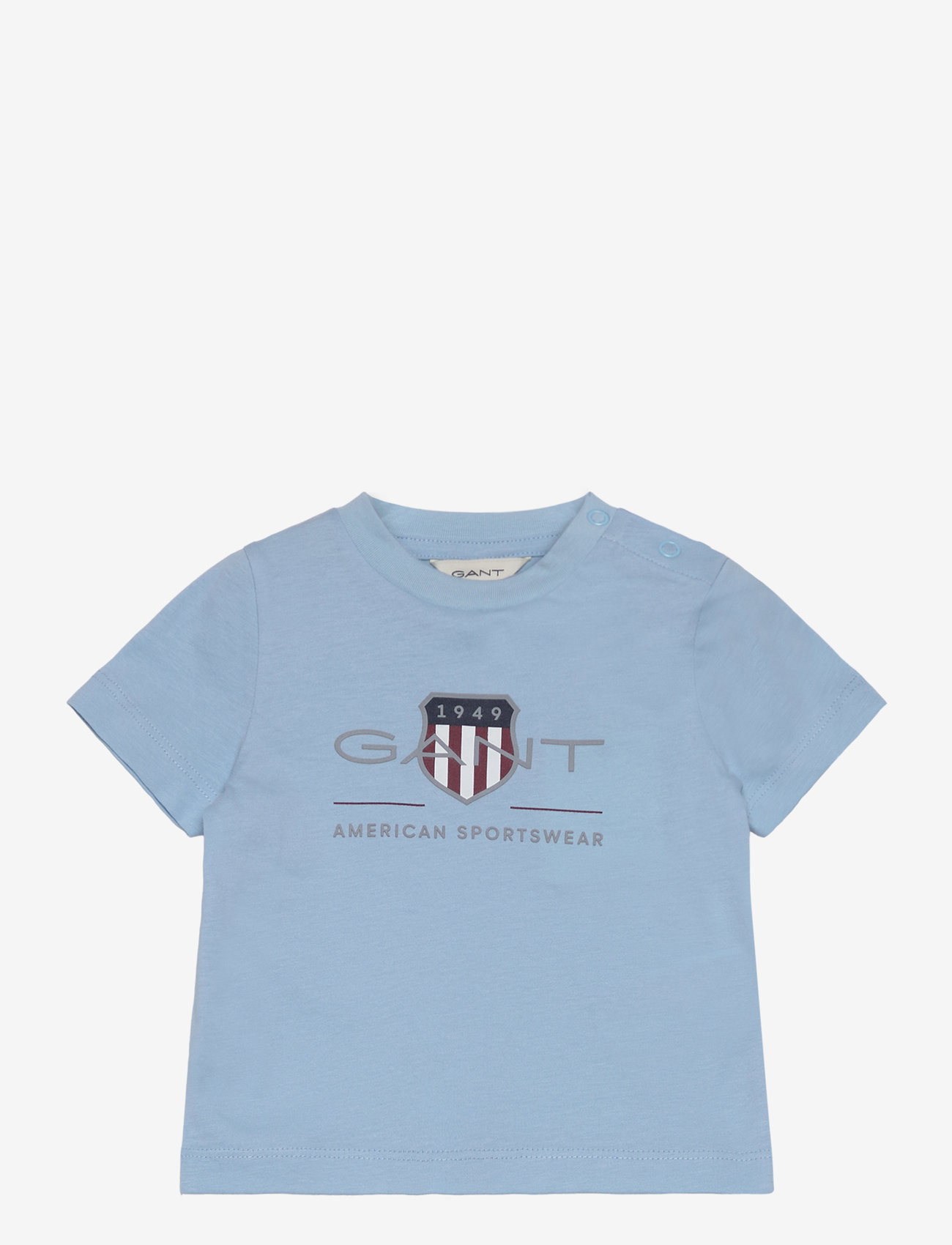 Gant - ARCHIVE SHIELD SS T-SHIRT - kortærmede t-shirts - calming blue - 0