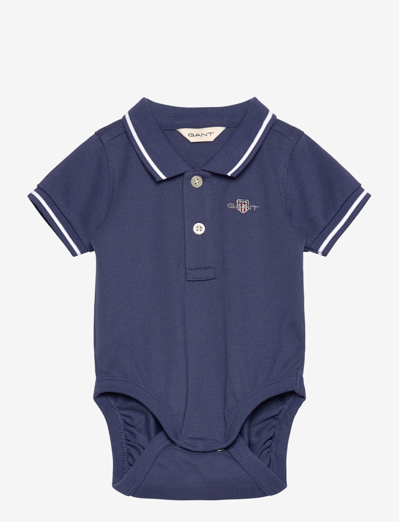 GANT - CONTRAST TP PIQUE BODY - stutterma samfellur - dusty navy - 0