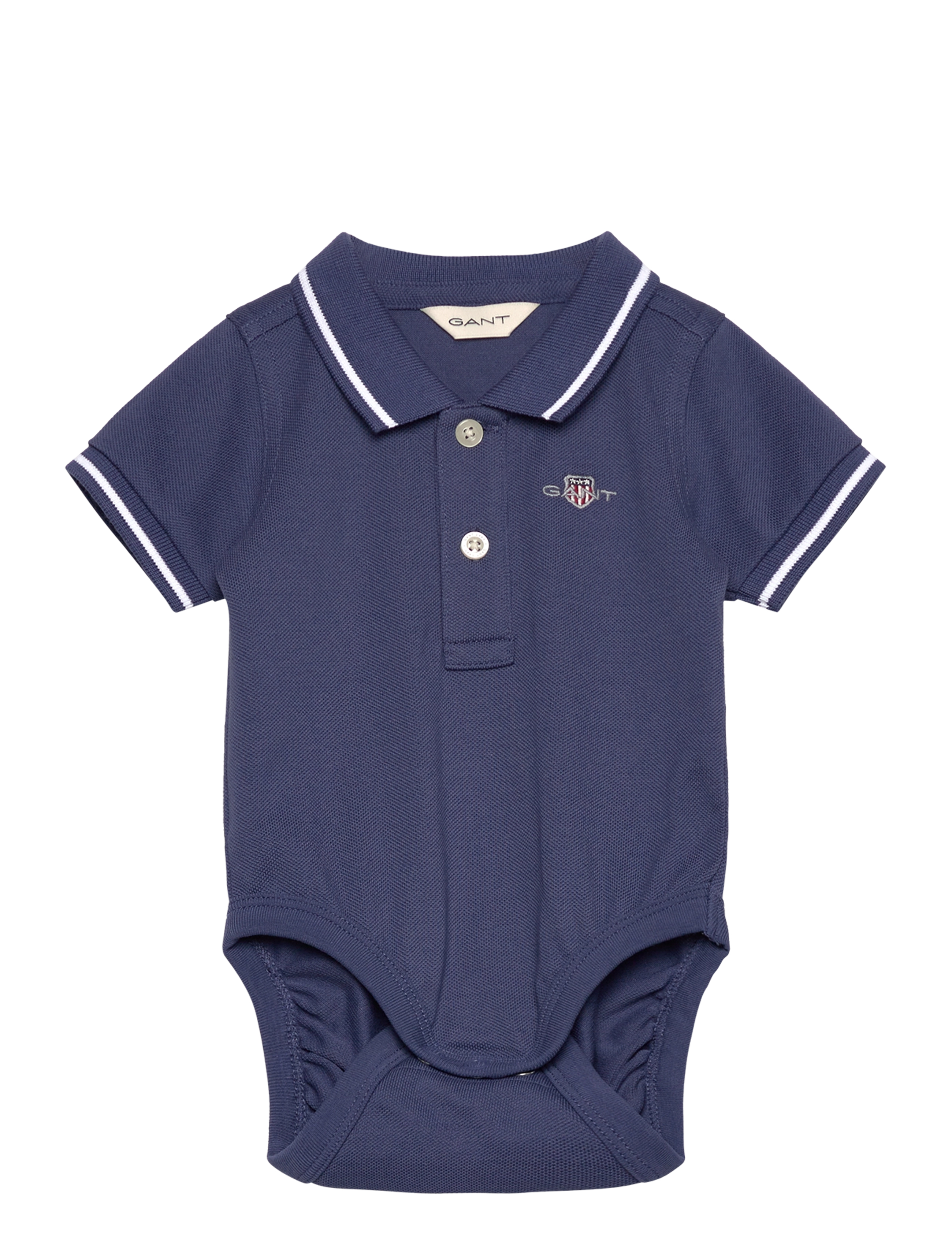 Gant CONTRAST TP PIQUE BODY - Bodies - DUSTY NAVY / blue