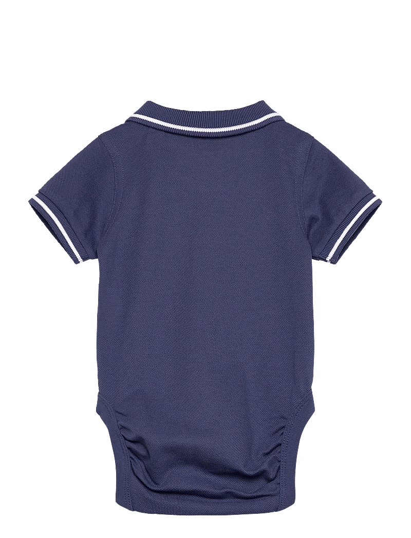 GANT - CONTRAST TP PIQUE BODY - short-sleeved bodies - dusty navy - 1