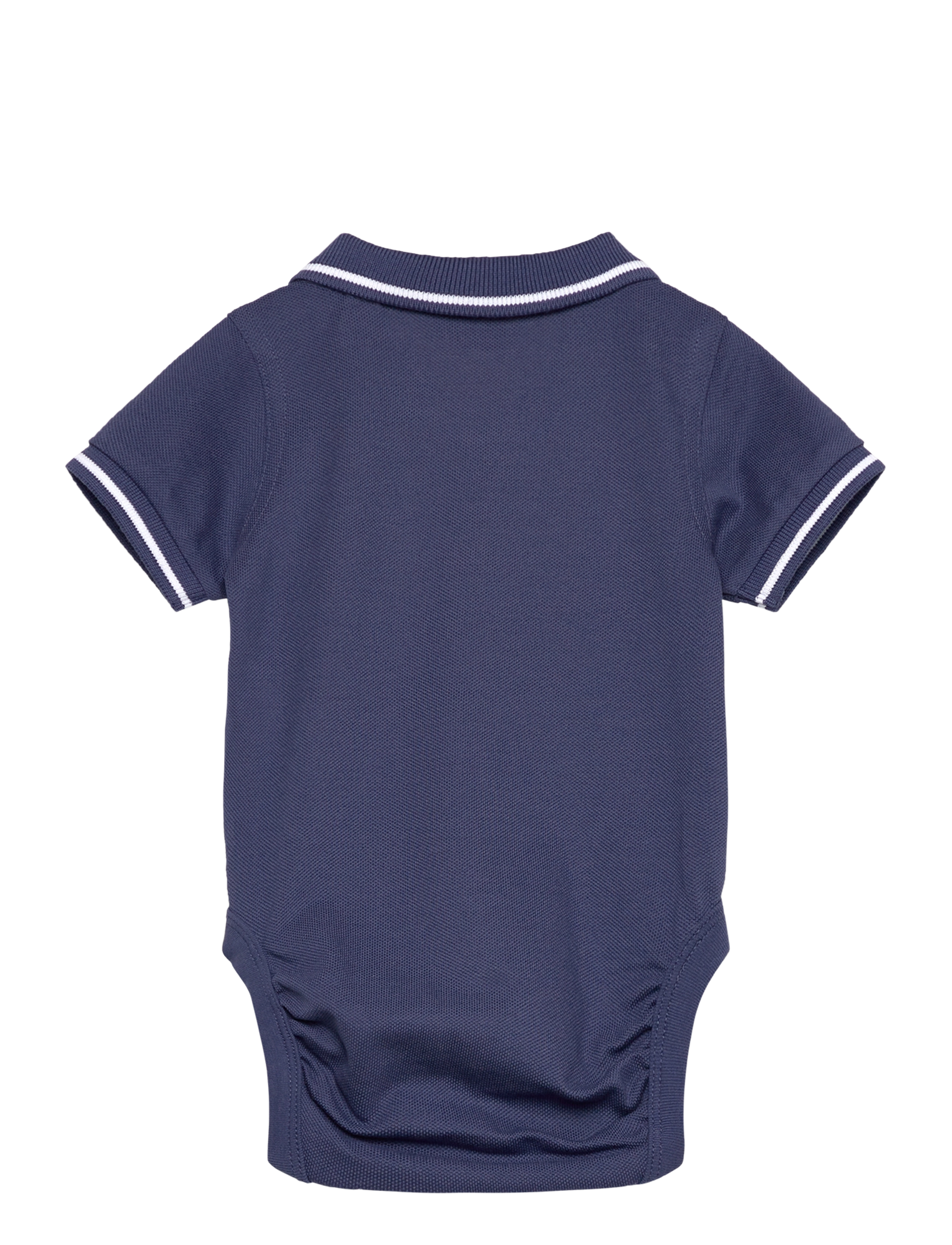 Gant - CONTRAST TP PIQUE BODY - smėlinukai trumpomis rankovėmis - dusty navy - 1