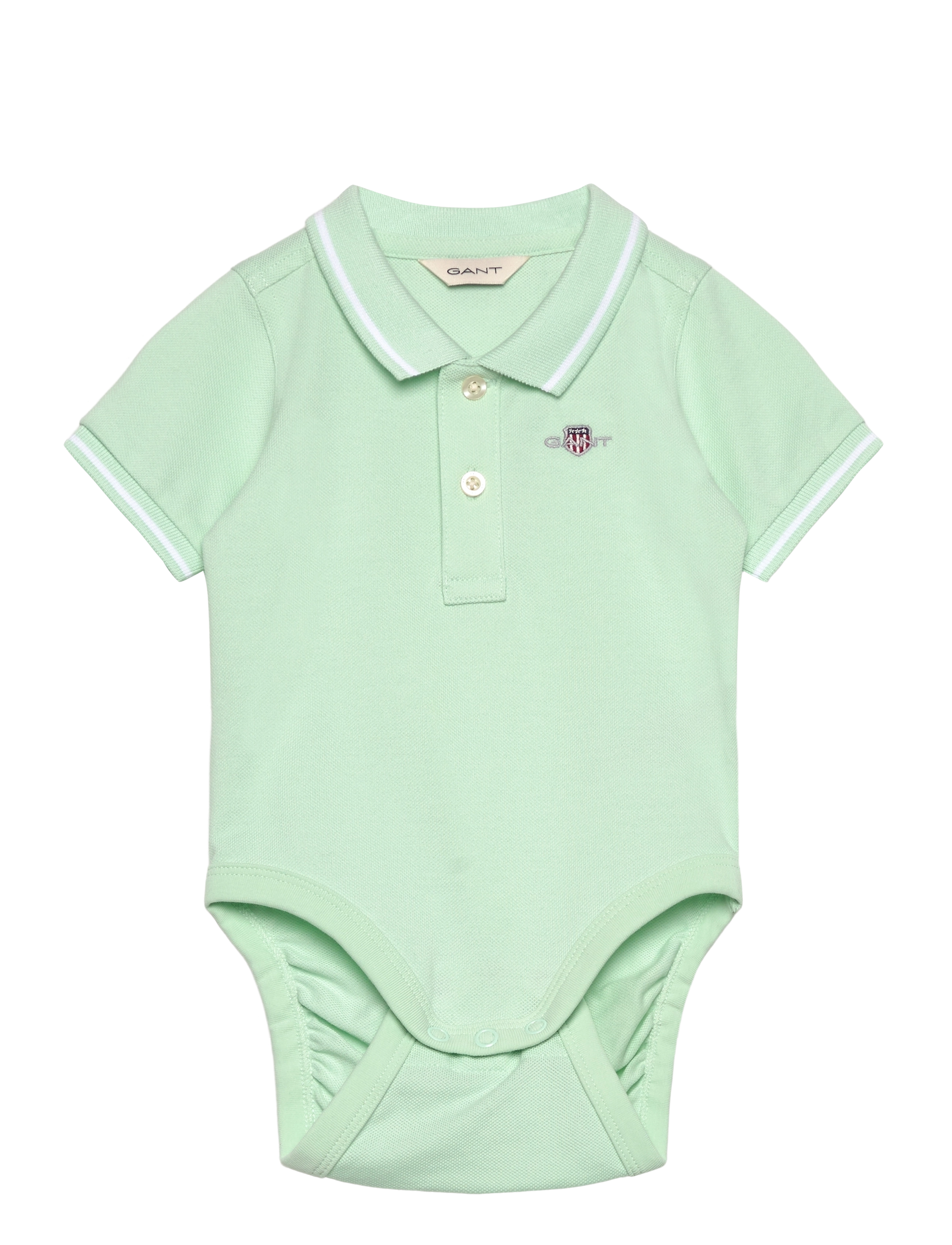 Gant CONTRAST TP PIQUE BODY - Riided - FADED MINT / green