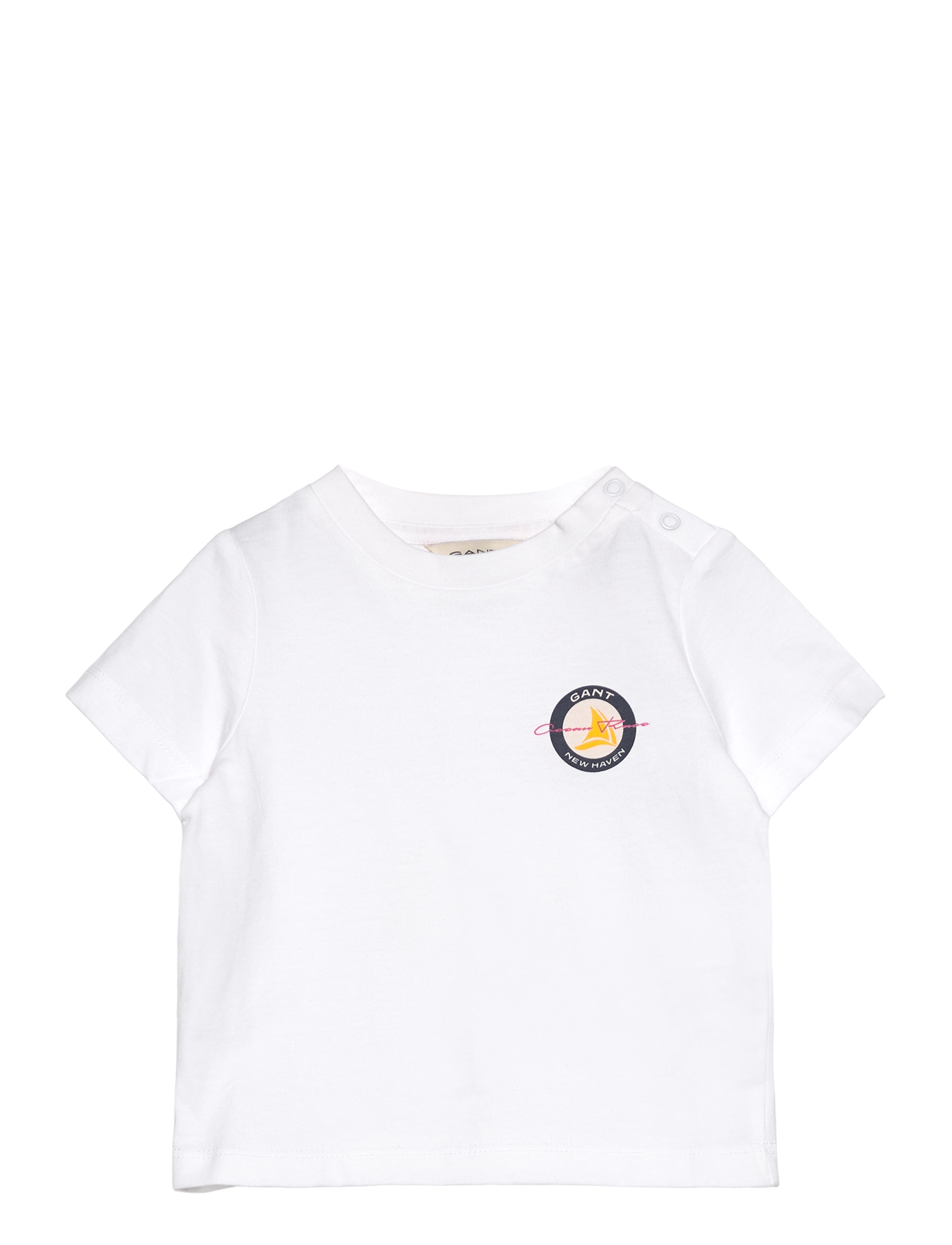 Gant Gant Sailing Graphic T-Shirt, 68, White, T-Shirts > Kortærmede, Børn