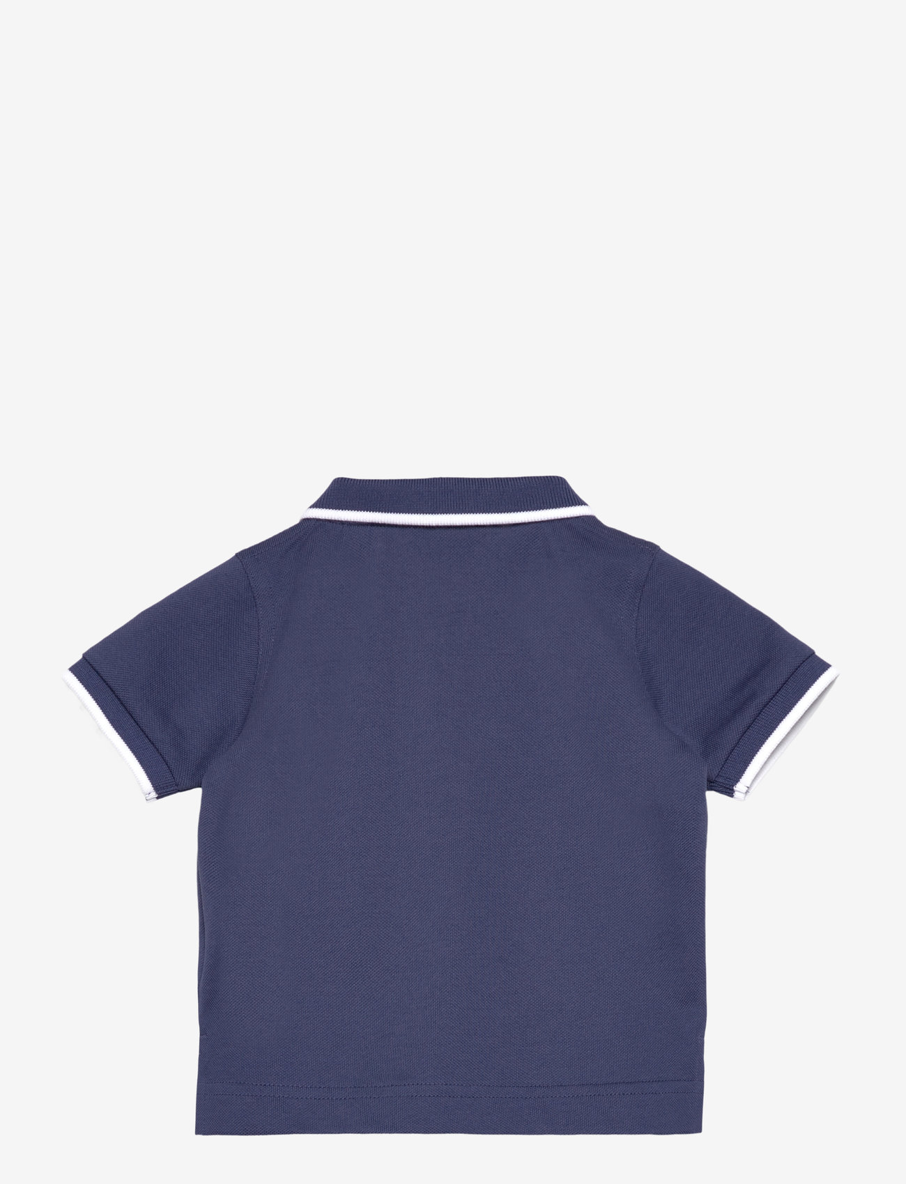GANT - CONTRAST TP SS PIQUE RUGGER - short-sleeved polos - dusty navy - 1