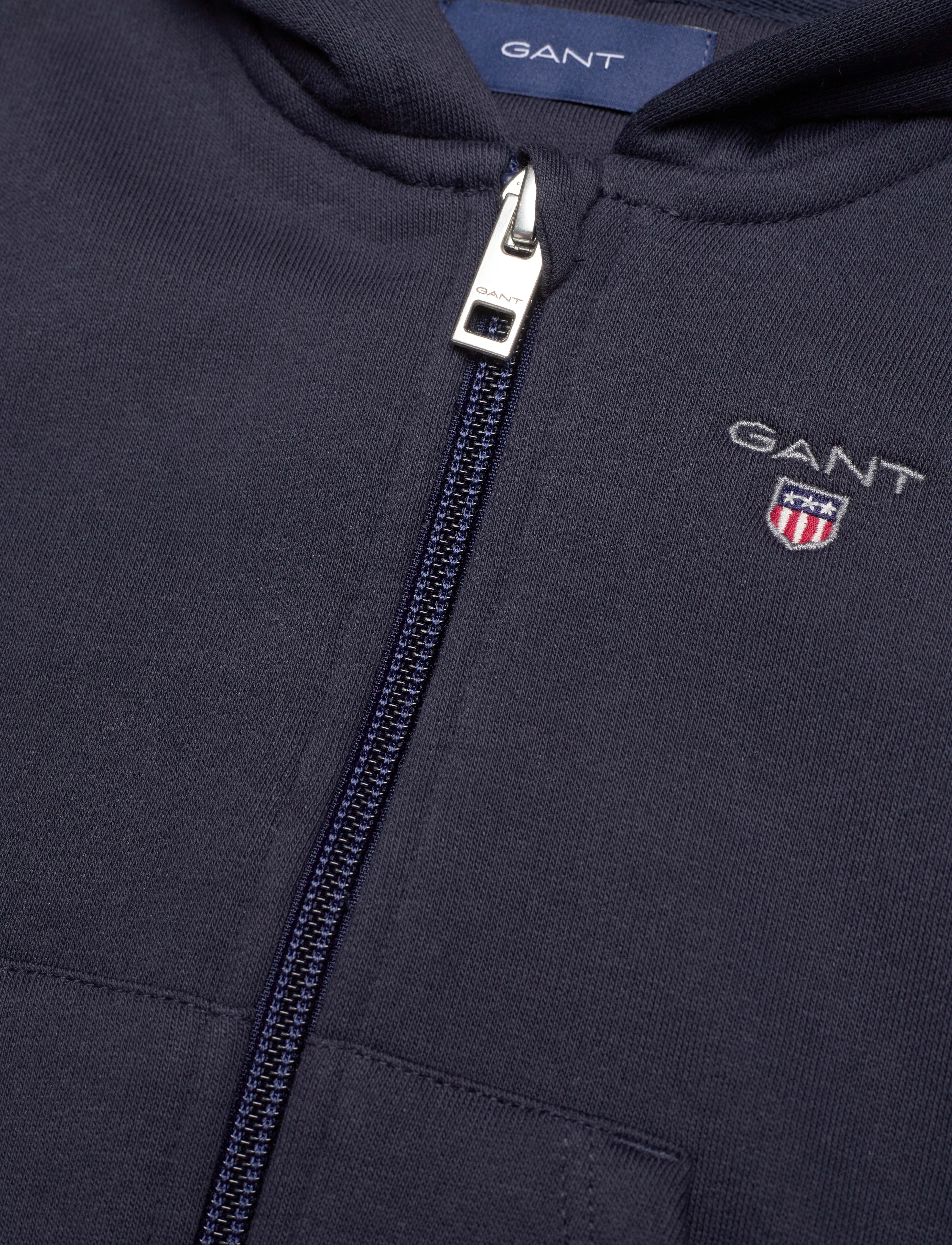 GANT - ORIGINAL ZIP HOODIE - evening blue - 2
