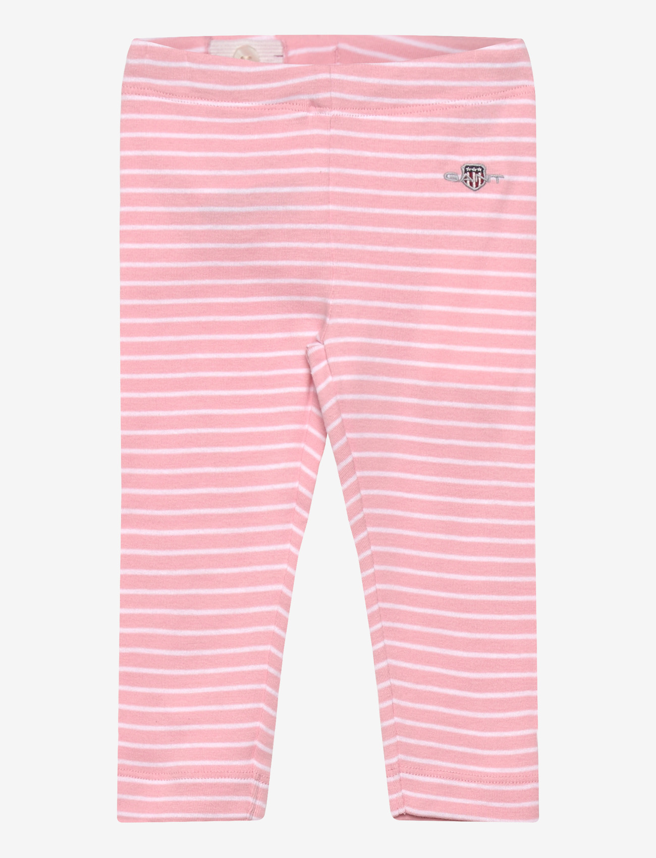 GANT - SHIELD STRIPED LEGGINGS - leggings - blushing pink - 0