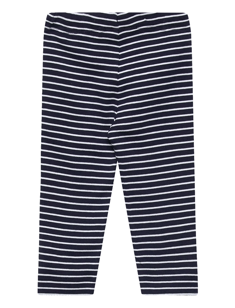 GANT - SHIELD STRIPED LEGGINGS - leggings - marine - 1