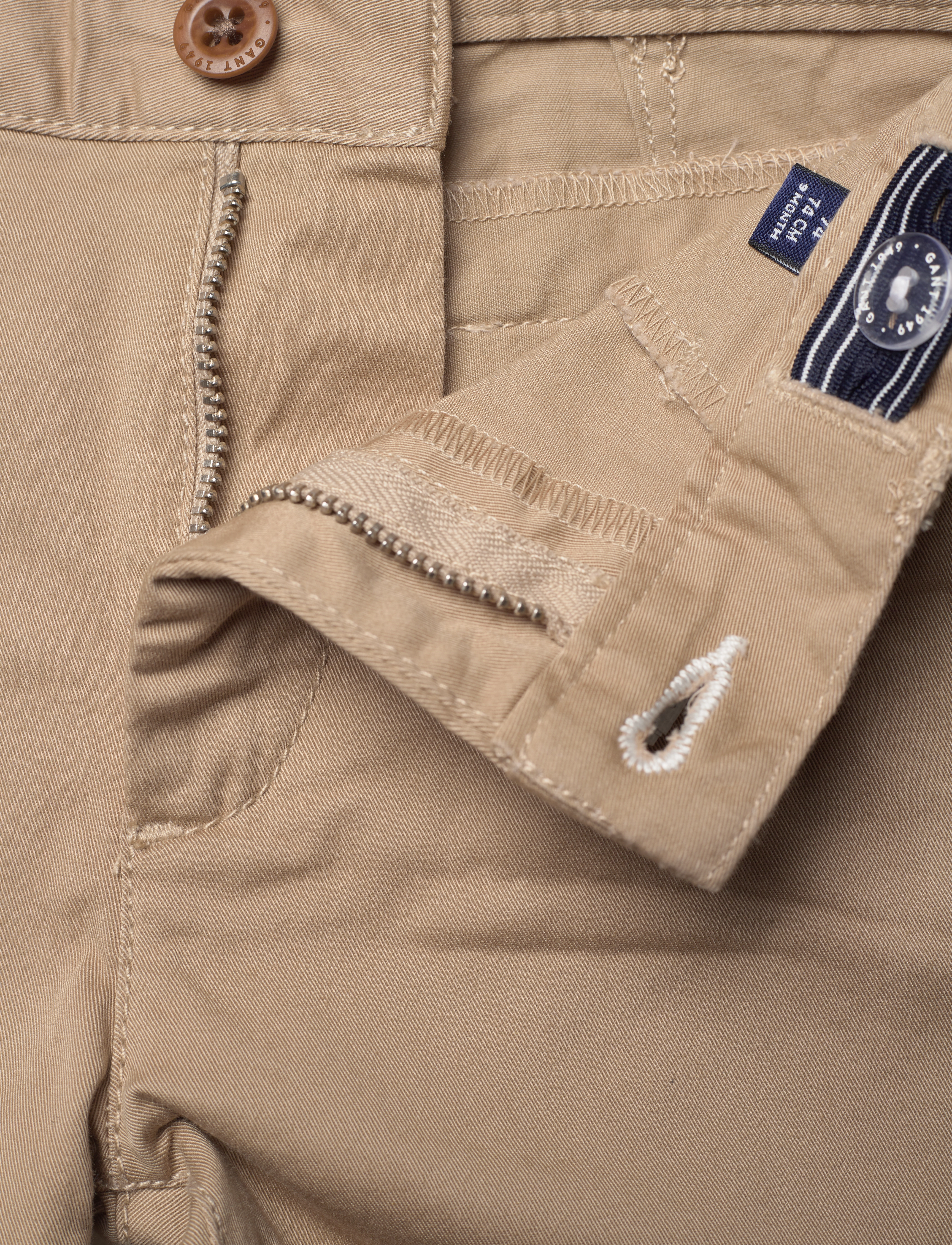GANT - CHINOS SHORTS - dark khaki - 3