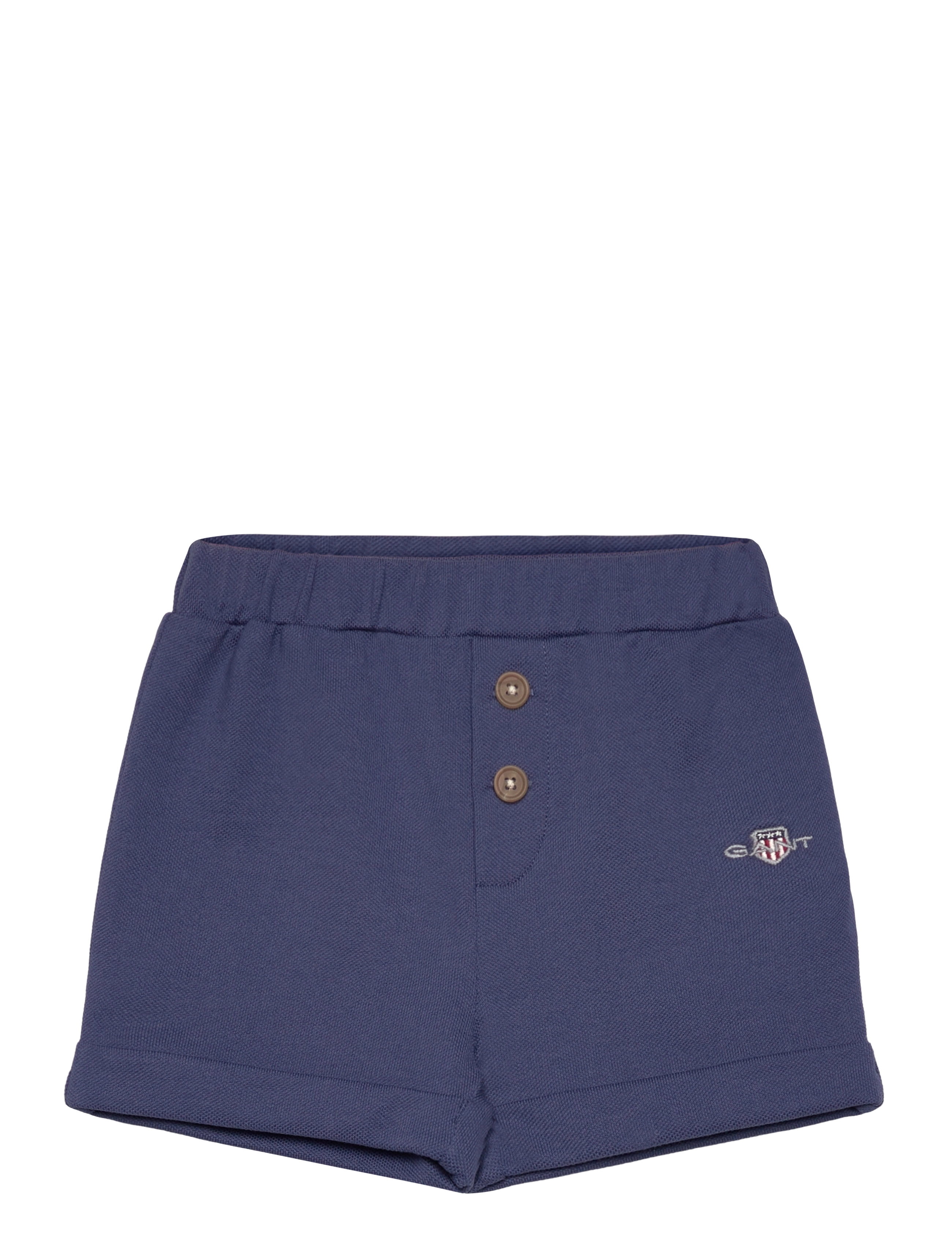 Gant SHIELD PIQUE SHORTS - Shorts - DUSTY NAVY / blue