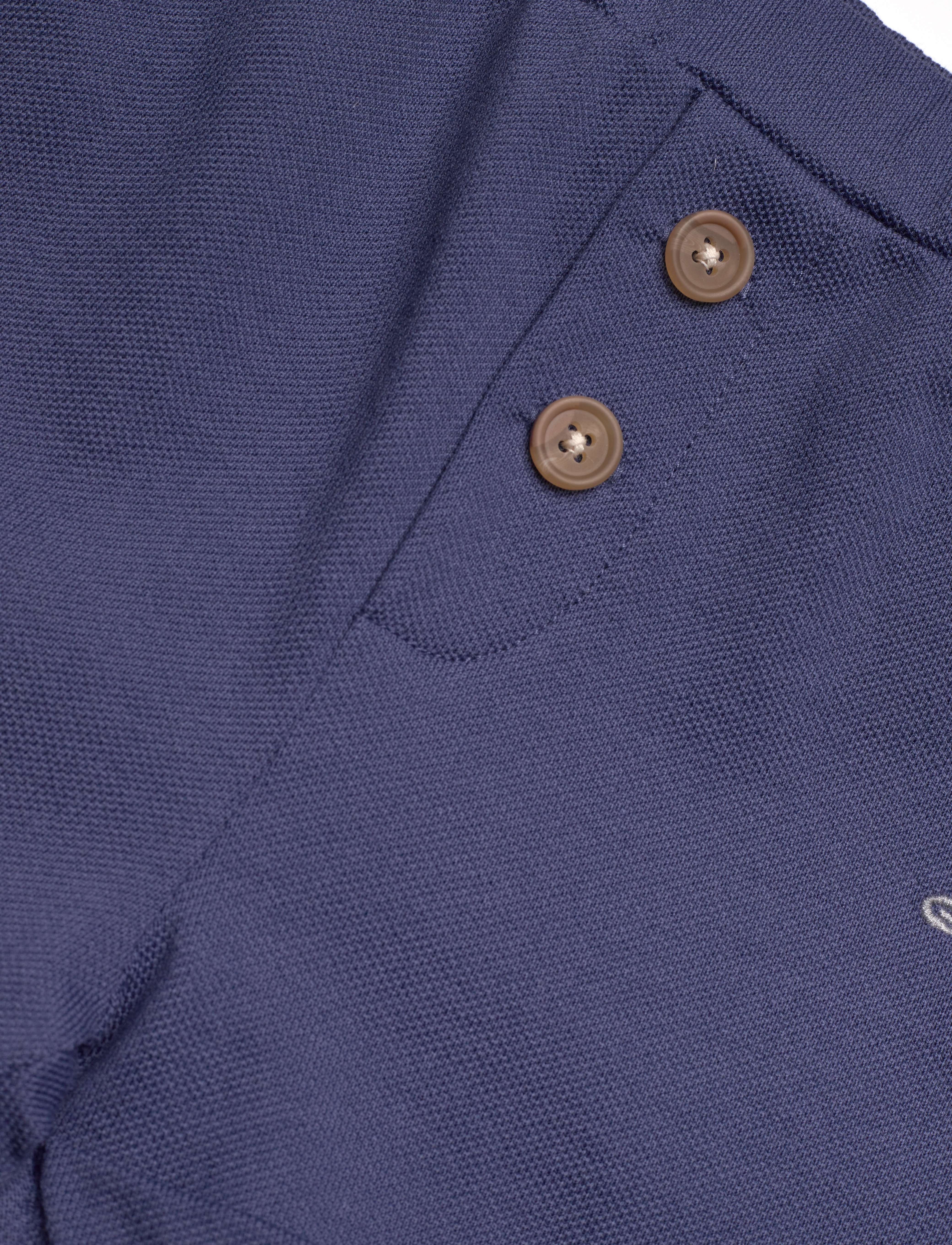 Gant - SHIELD PIQUE SHORTS - sweatshorts - dusty navy - 2