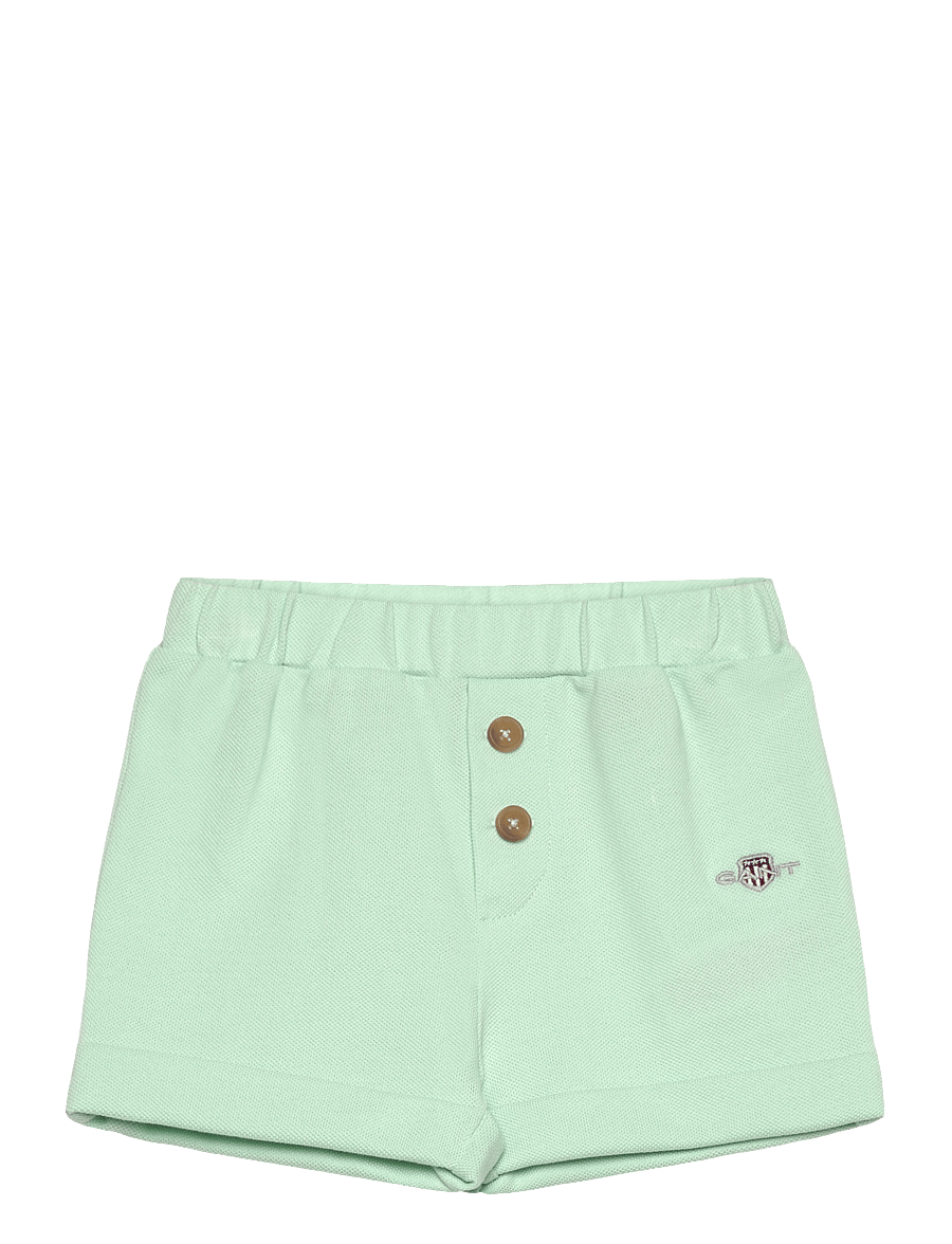Gant - SHIELD PIQUE SHORTS - collegeshortsit - faded mint - 0