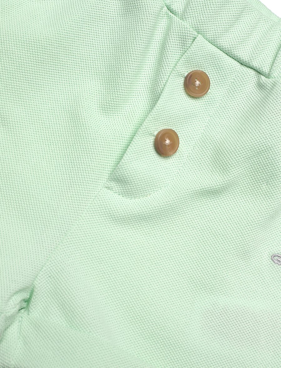 Gant - SHIELD PIQUE SHORTS - collegeshortsit - faded mint - 2