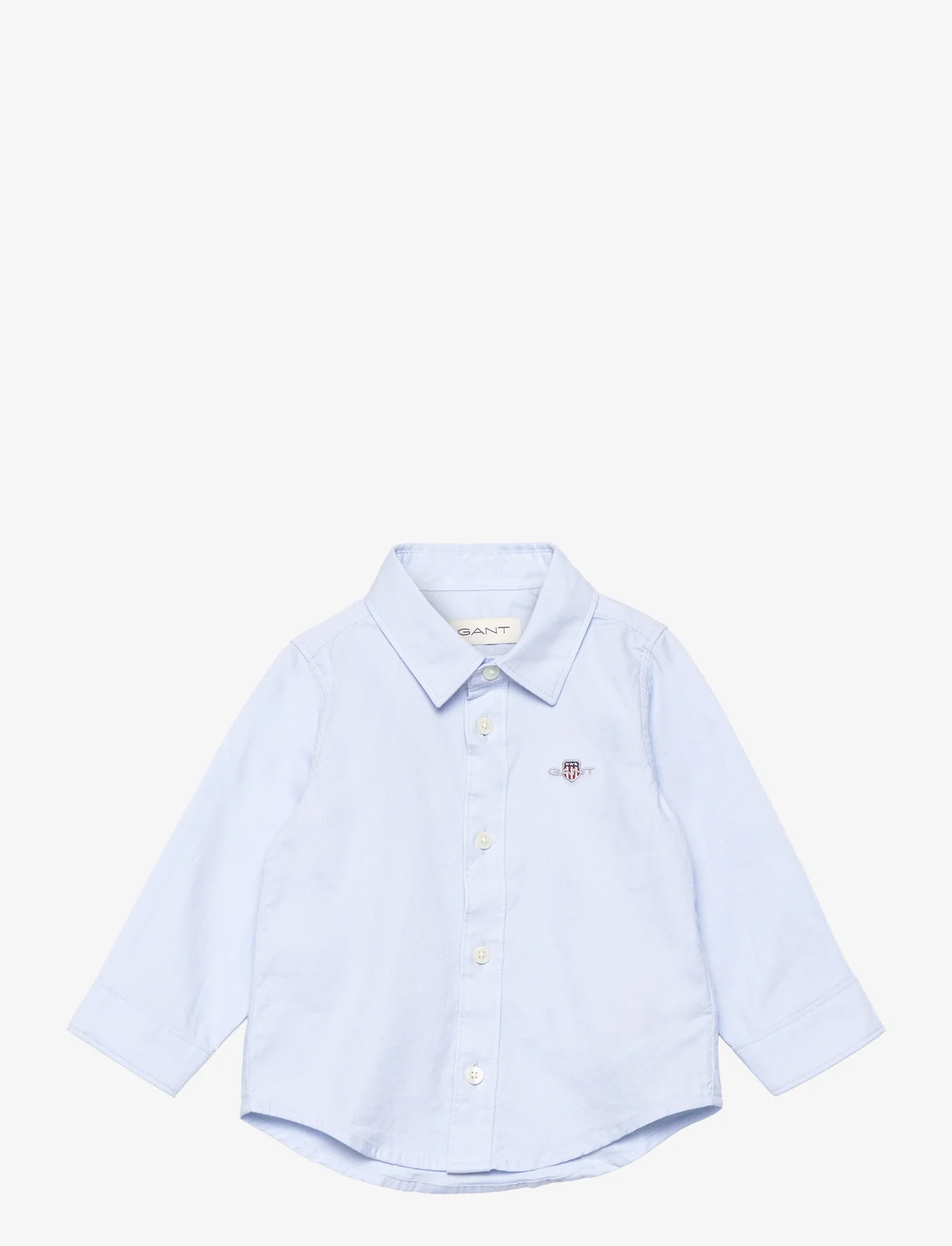 GANT - SHIELD OXFORD SHIRT - langermede skjorter - capri blue - 0