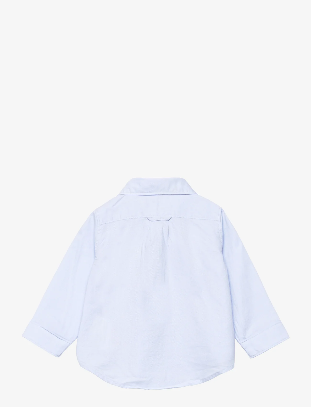 GANT - SHIELD OXFORD SHIRT - långärmade skjortor - capri blue - 1