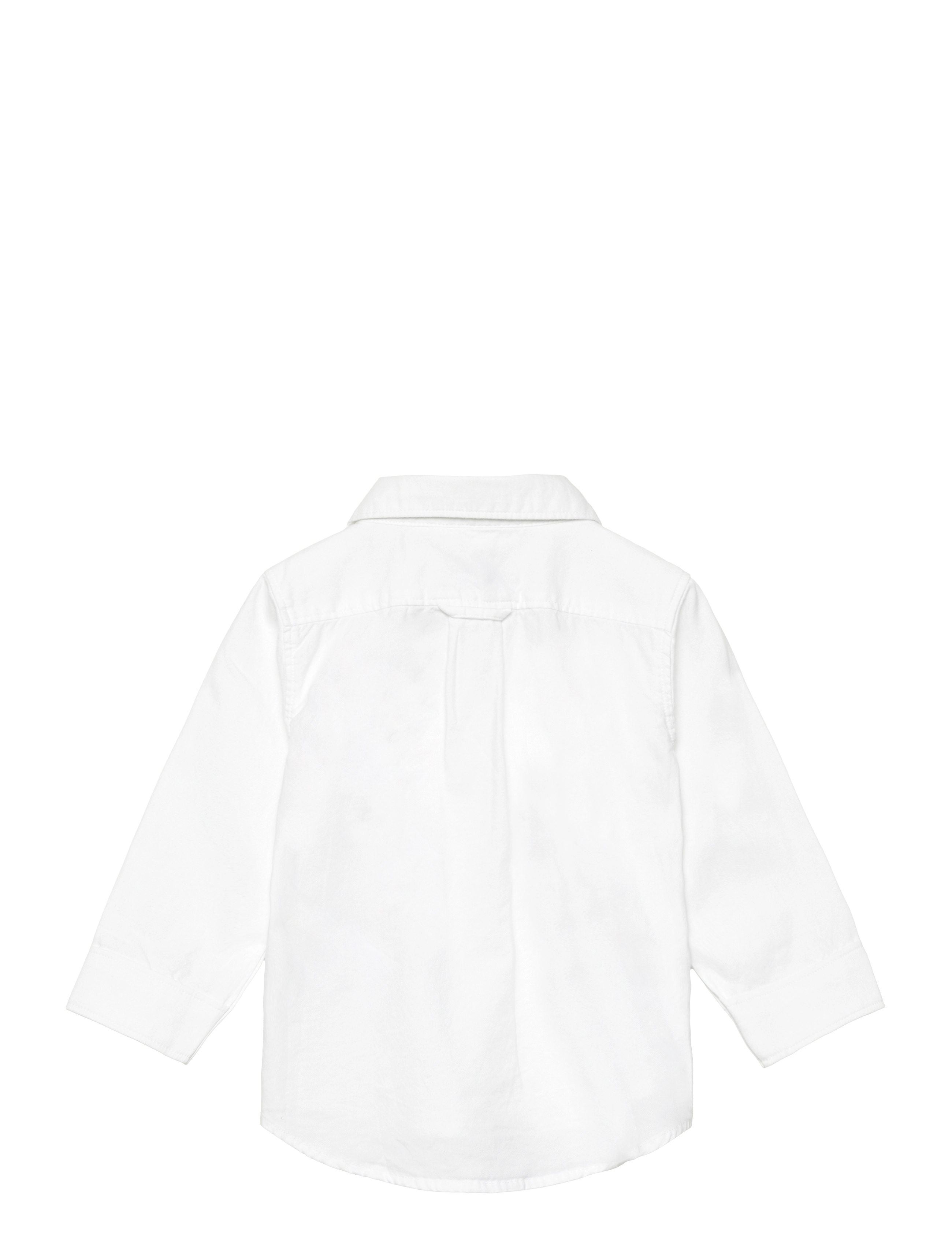Gant - SHIELD OXFORD SHIRT - langärmlige hemden - white - 1