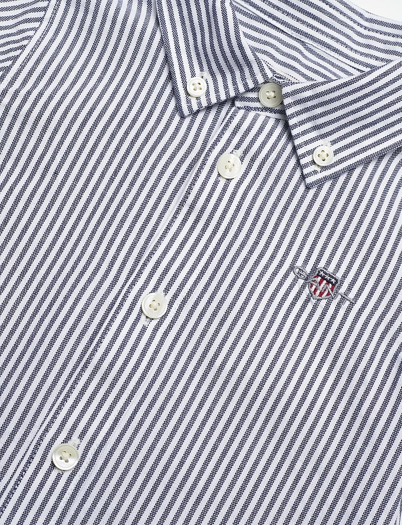 GANT - OXFORD STRIPE SHIRT - långärmade skjortor - persian blue - 2