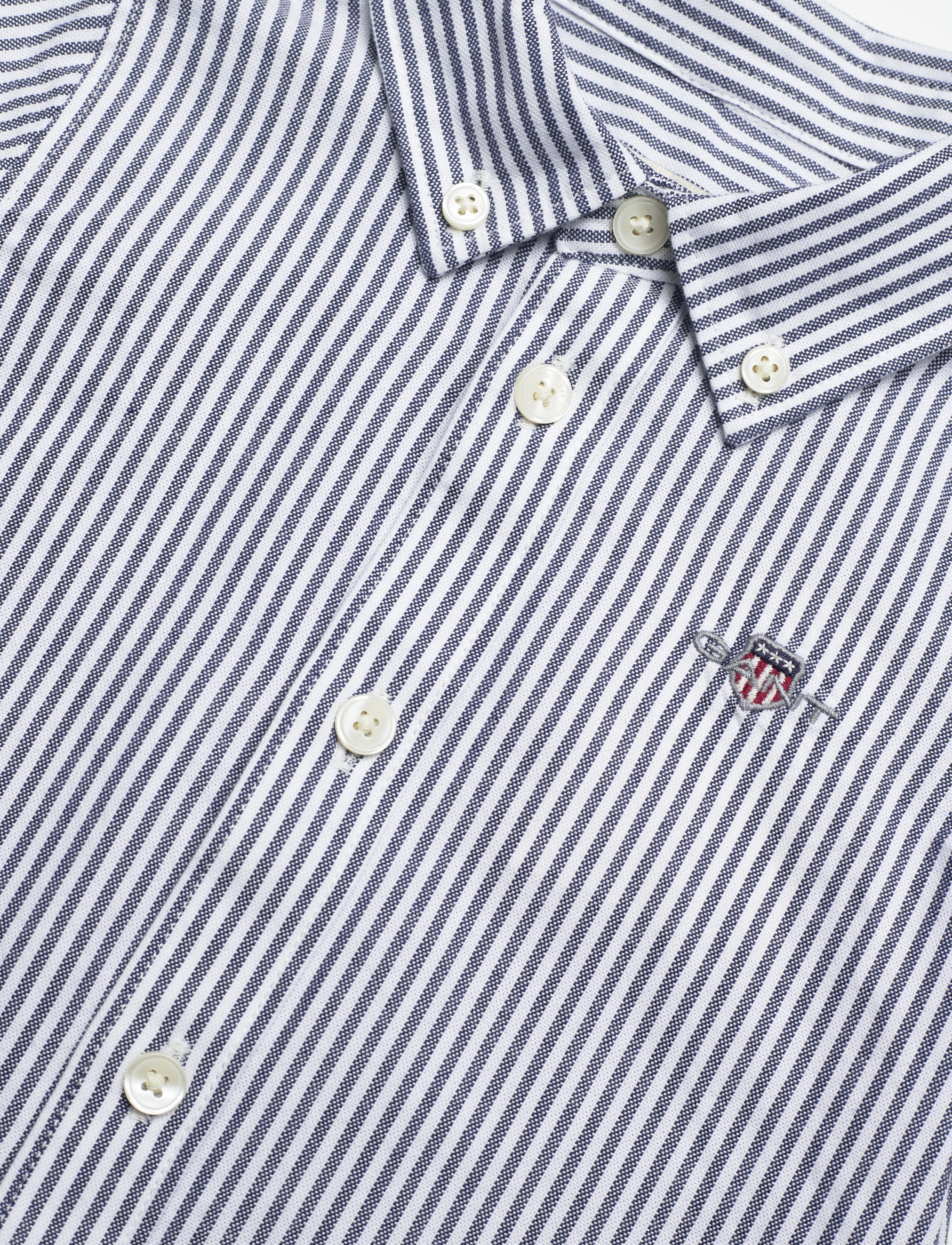 Gant - OXFORD STRIPE SHIRT - langærmede skjorter - persian blue - 2