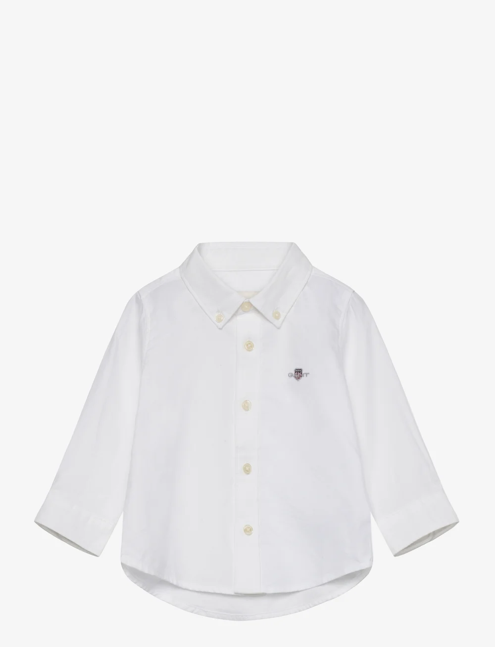 GANT - SHIELD OXFORD SHIRT - langärmlige hemden - white - 0