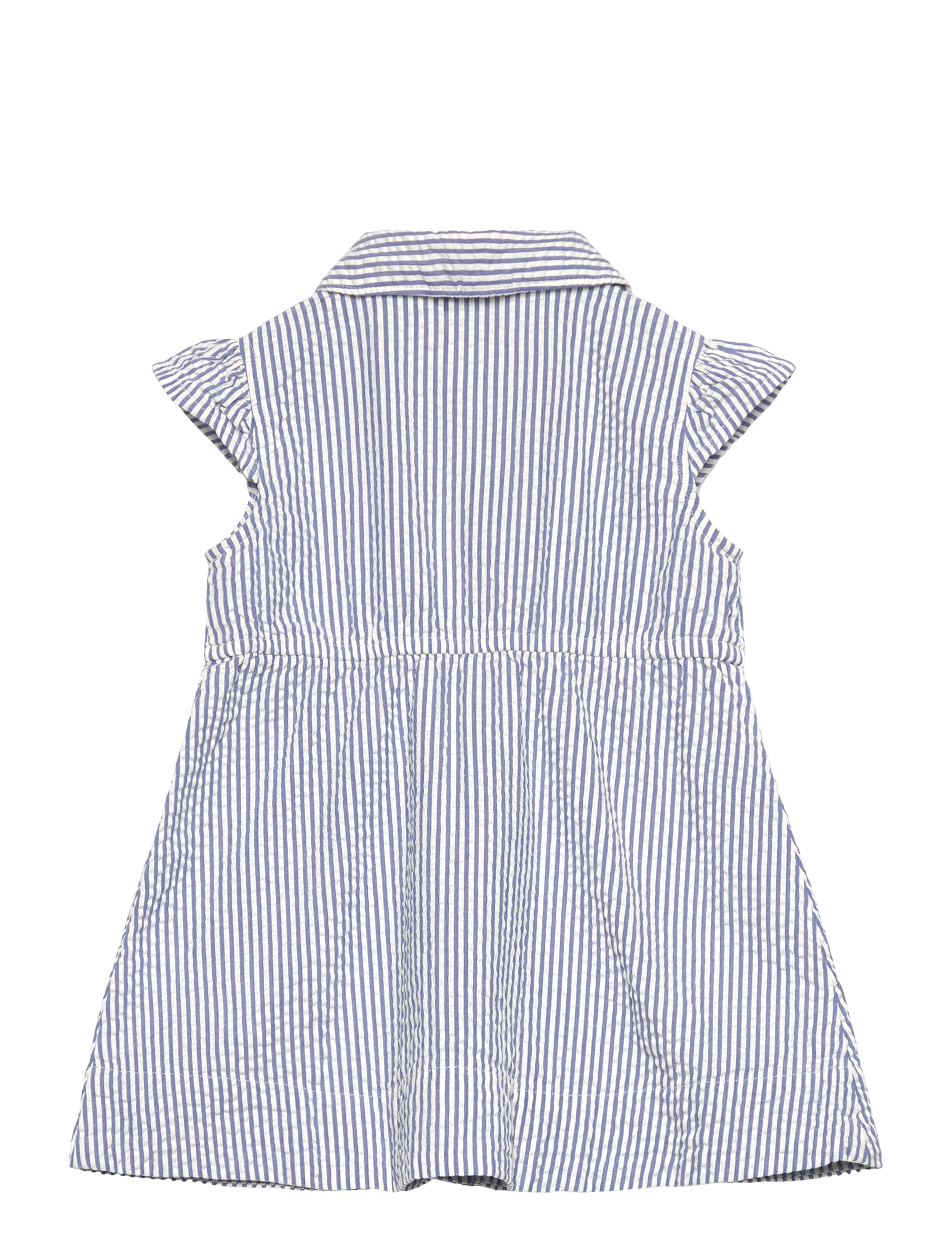 Gant - STRIPED SEERSUCKER DRESS - rich blue - 1