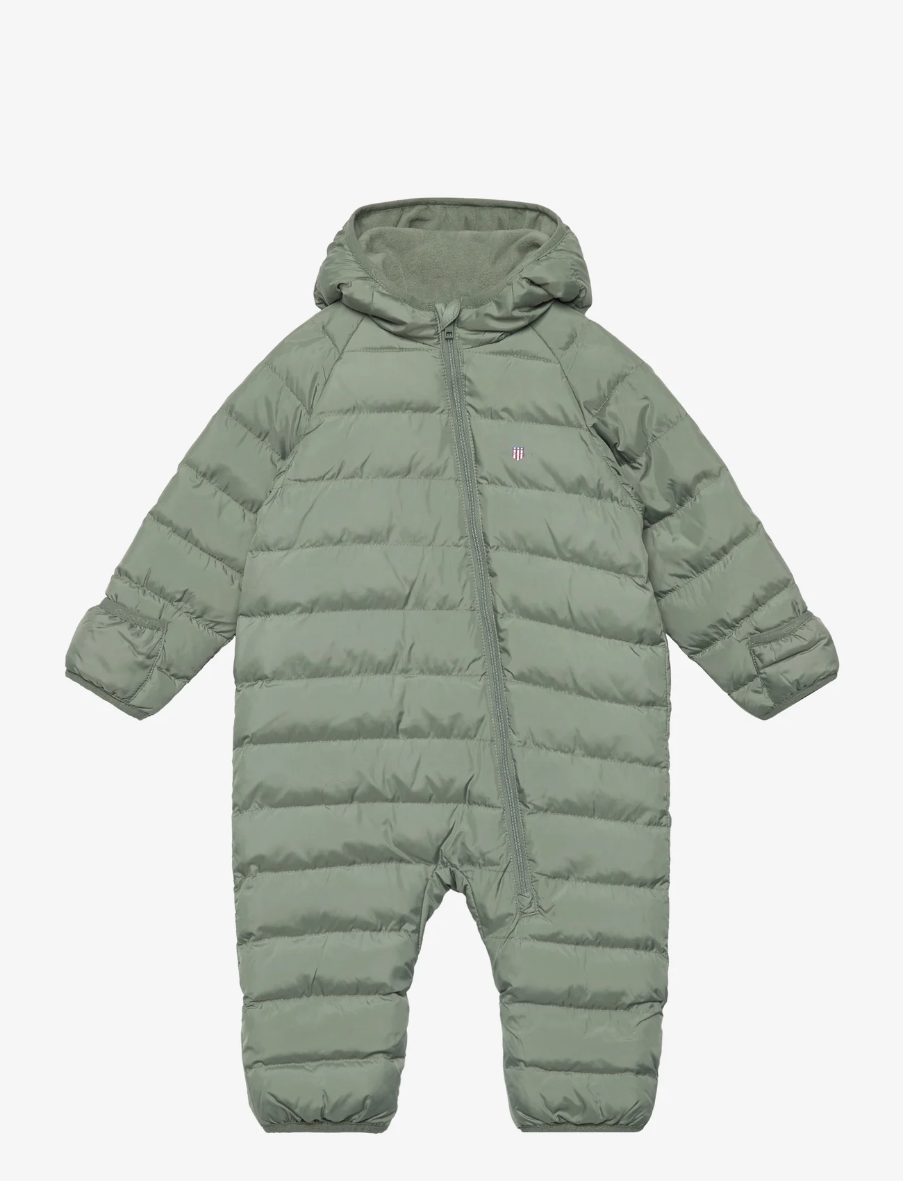 GANT - PADDED SHIELD OVERALL - snowsuit - muted green - 0
