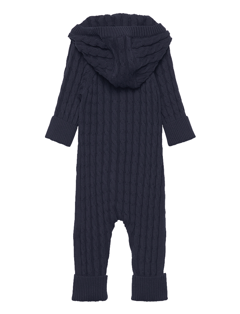 GANT - SHIELD COTTON CABLE ONE PIECE - long-sleeved - evening blue - 1