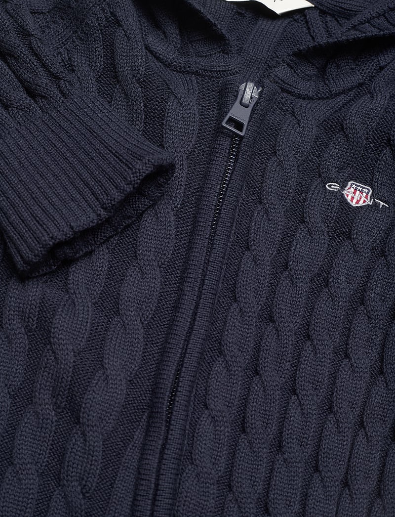 GANT - SHIELD COTTON CABLE ONE PIECE - long-sleeved - evening blue - 2