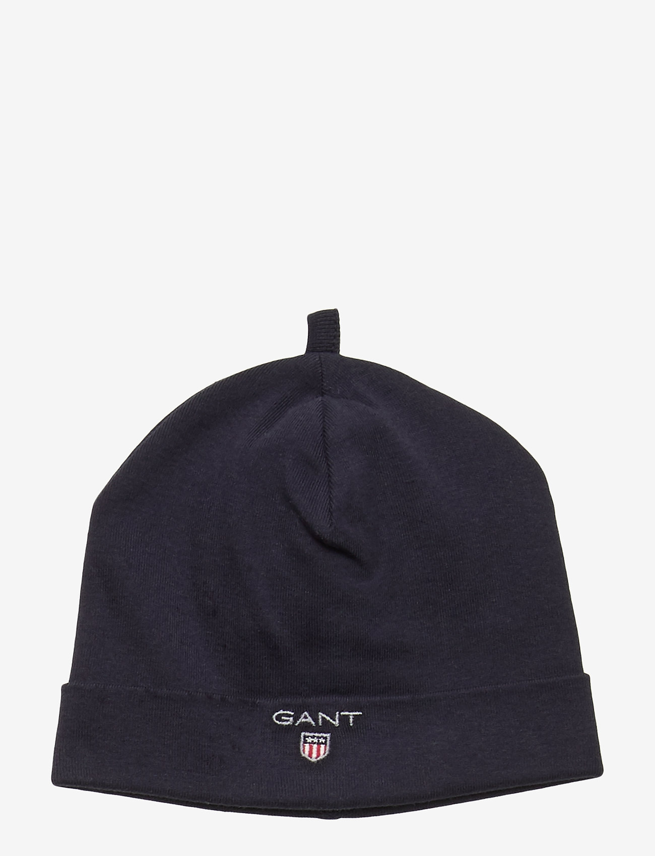 ORGANIC SOLID BEANIE - EVENING BLUE