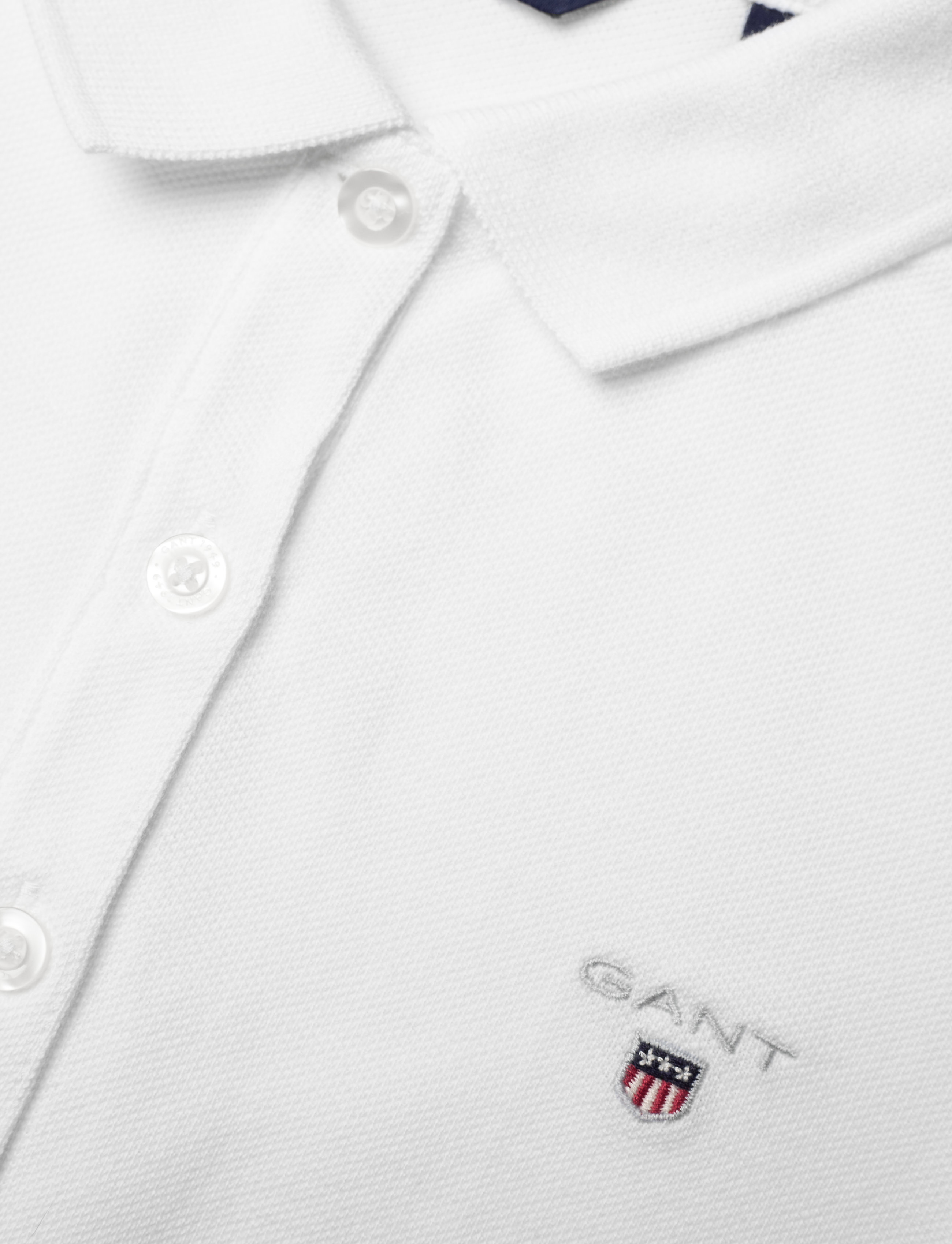 GANT - THE ORIGINAL PIQUE SS RUGGER - white - 2
