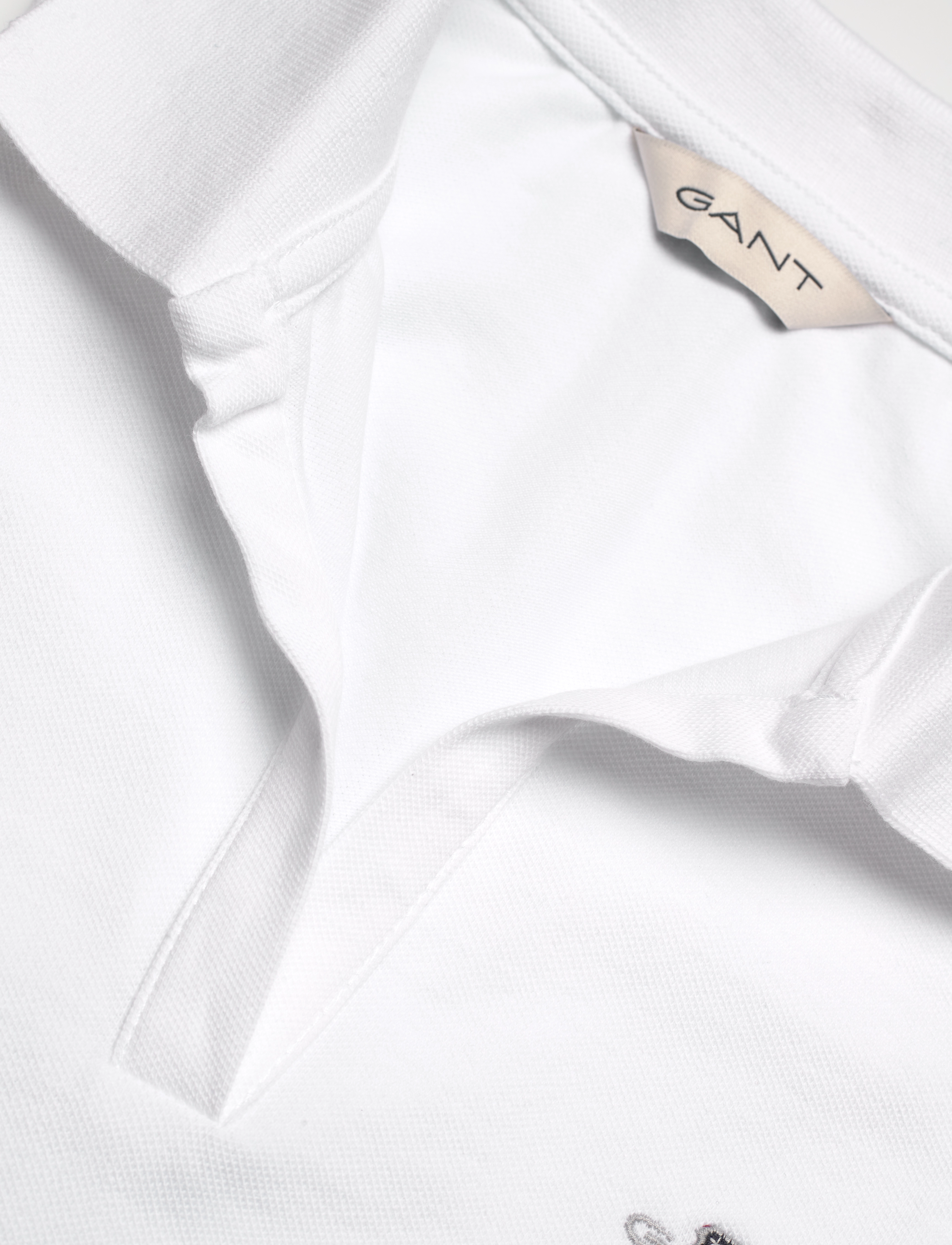 Gant - SLIM PIQUE TOP - débardeurs - white - 2