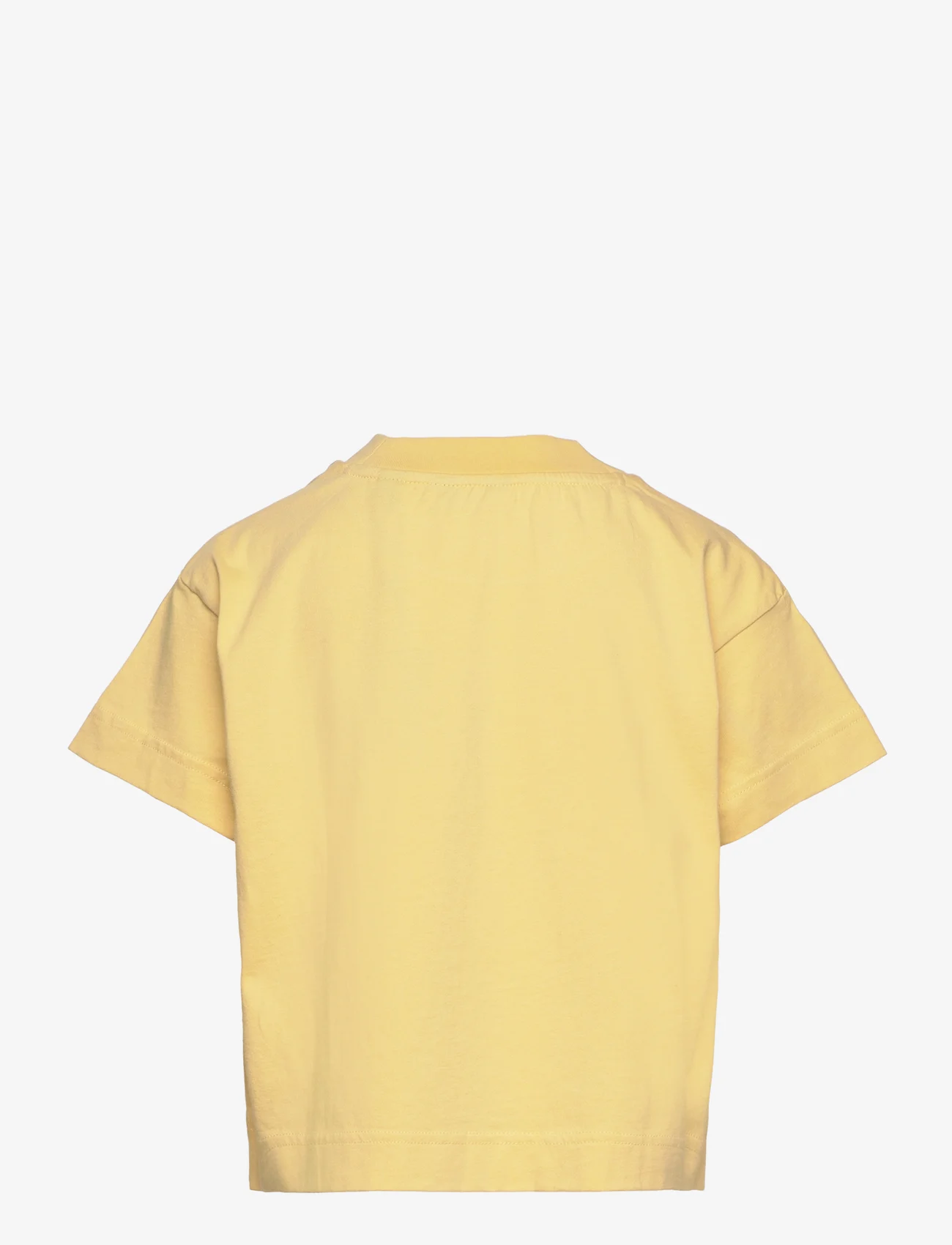 GANT - D2. SCRIPT SS T-SHIRT - short-sleeved t-shirts - mellow yellow - 1