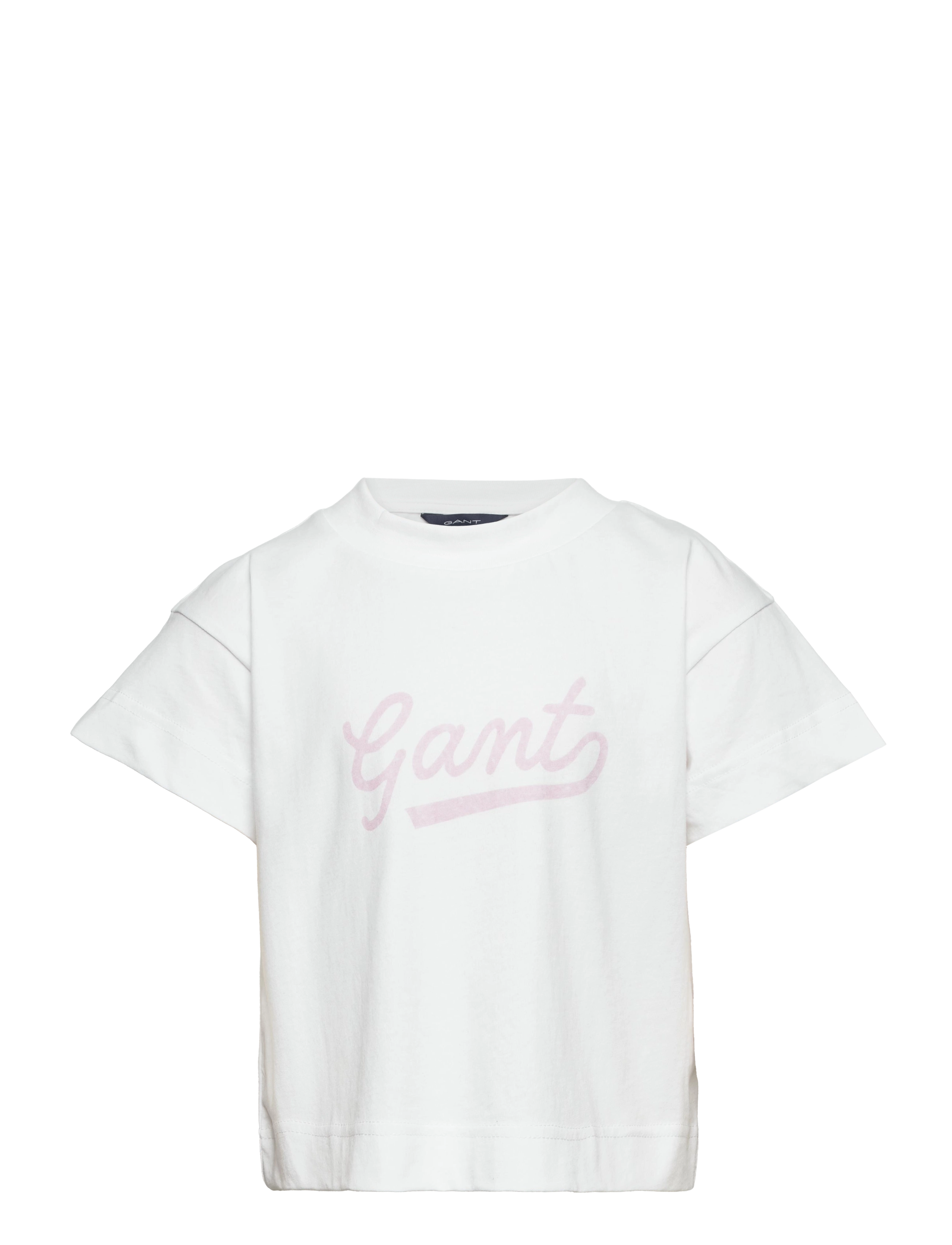 GANT - D2. SCRIPT SS T-SHIRT - white - 0