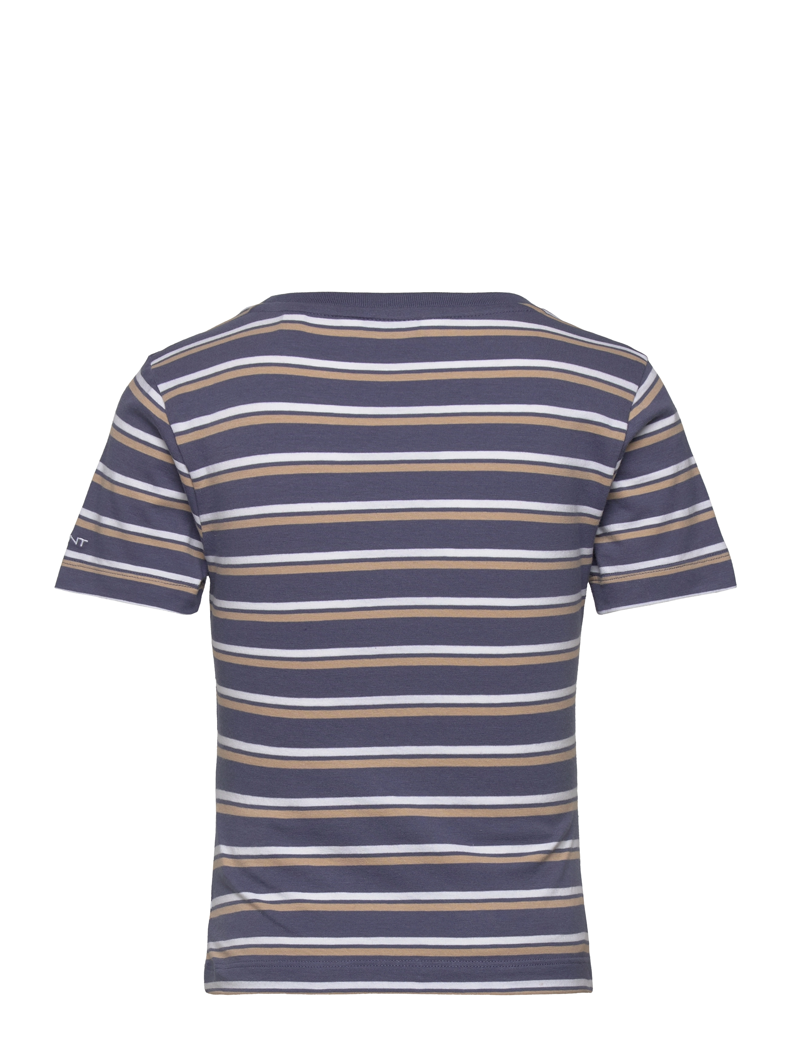 GANT - STRIPED T-SHIRT - washed blue - 1