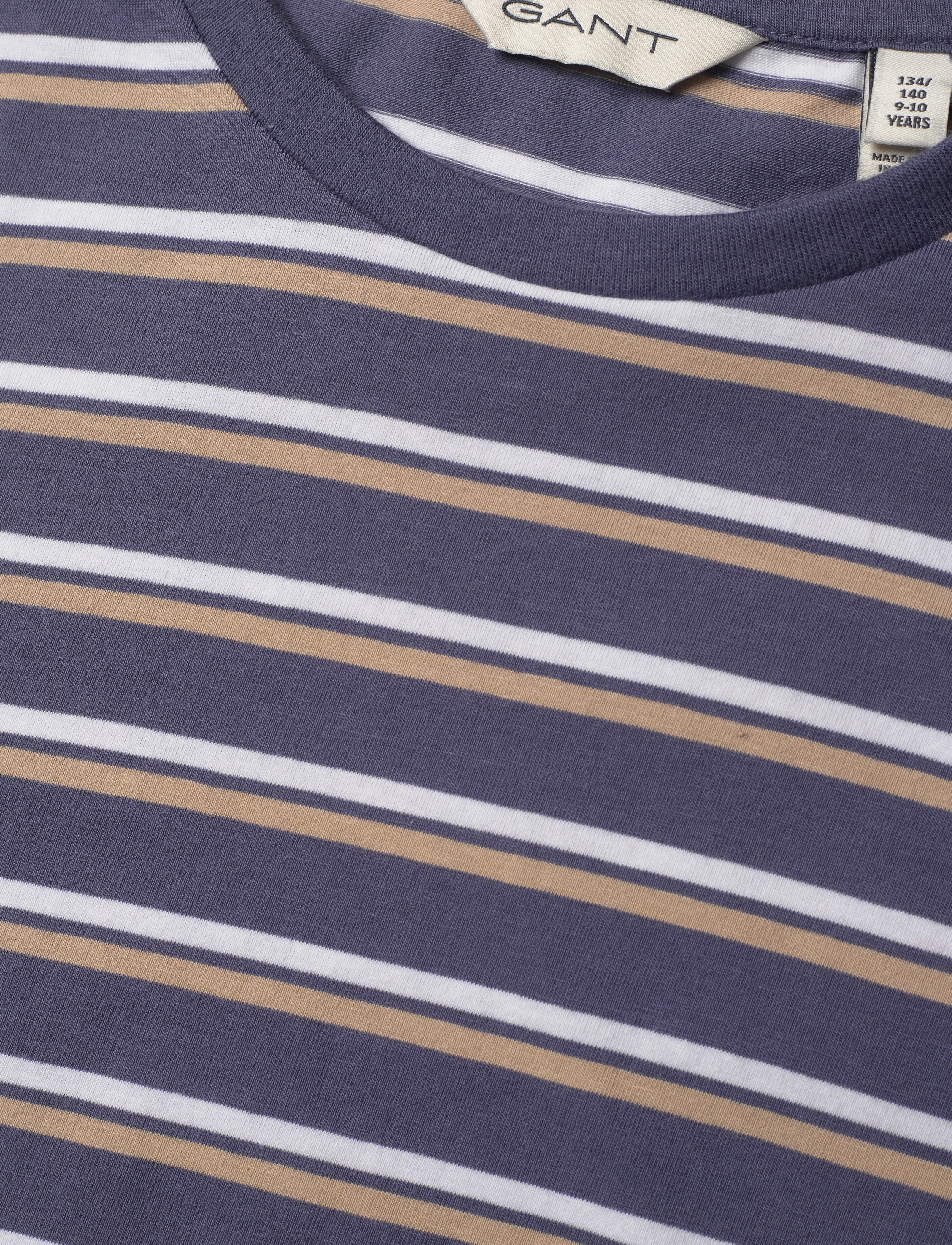 GANT - STRIPED T-SHIRT - washed blue - 2