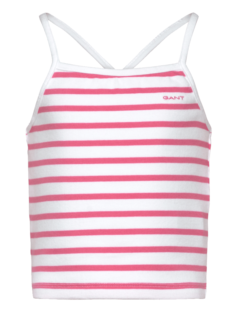 GANT - STRIPED TANK TOP - Ærmeløs undertrøje - blush pink - 0