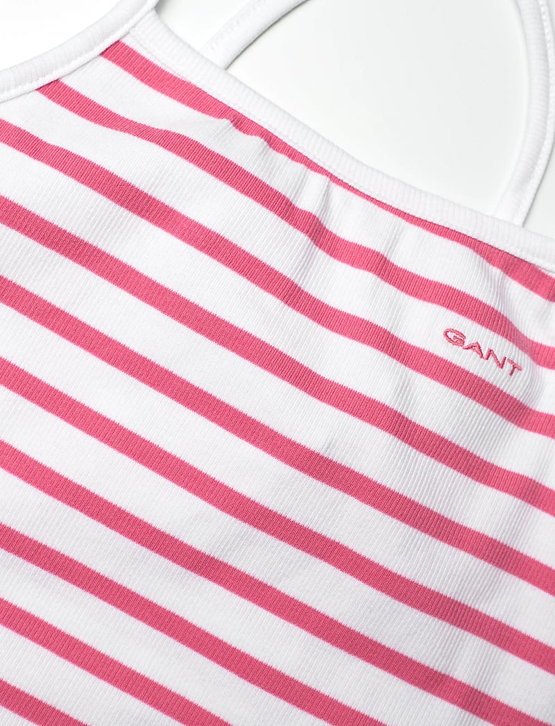 GANT - STRIPED TANK TOP - Ærmeløs undertrøje - blush pink - 2