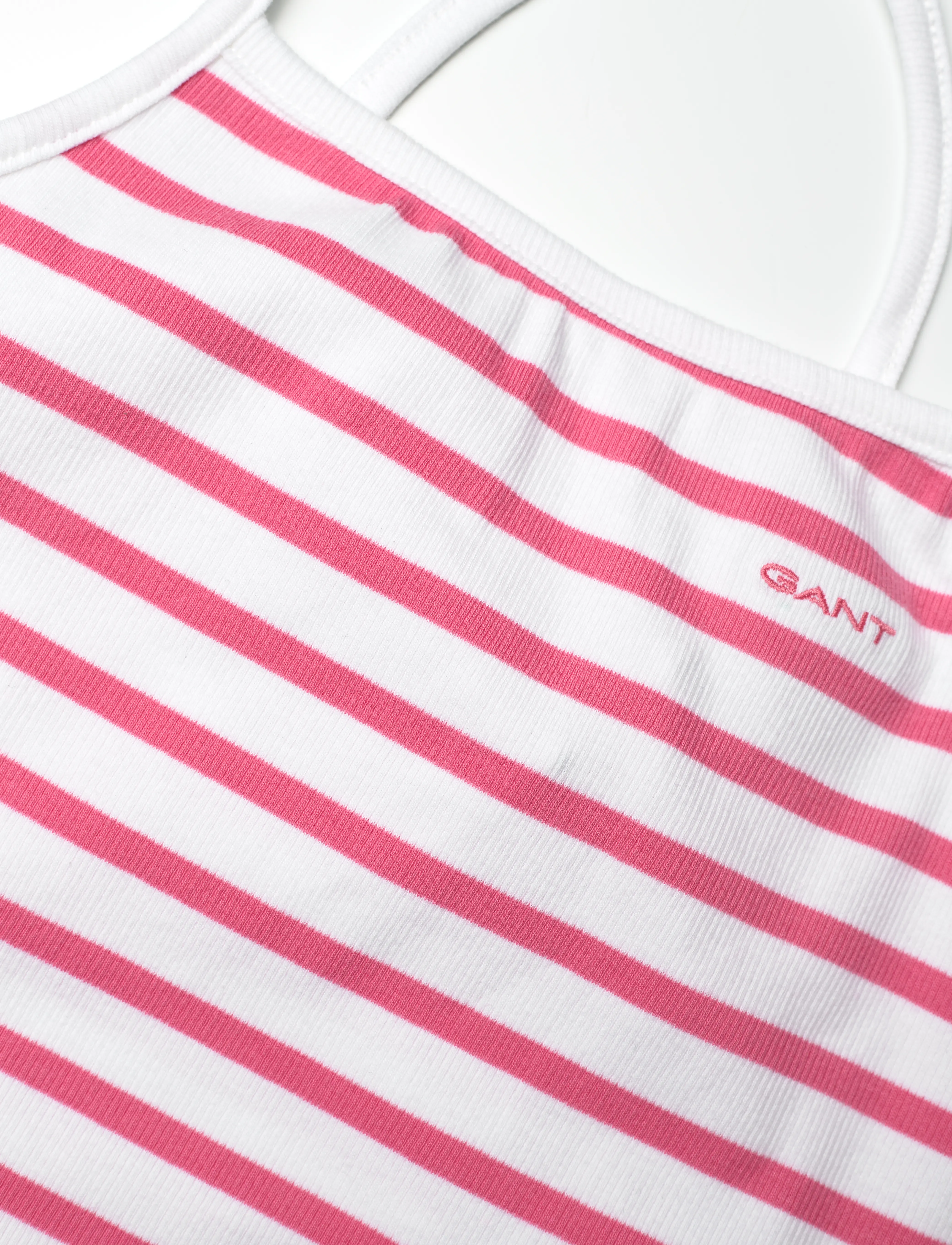 Gant - STRIPED TANK TOP - tank top - blush pink - 2