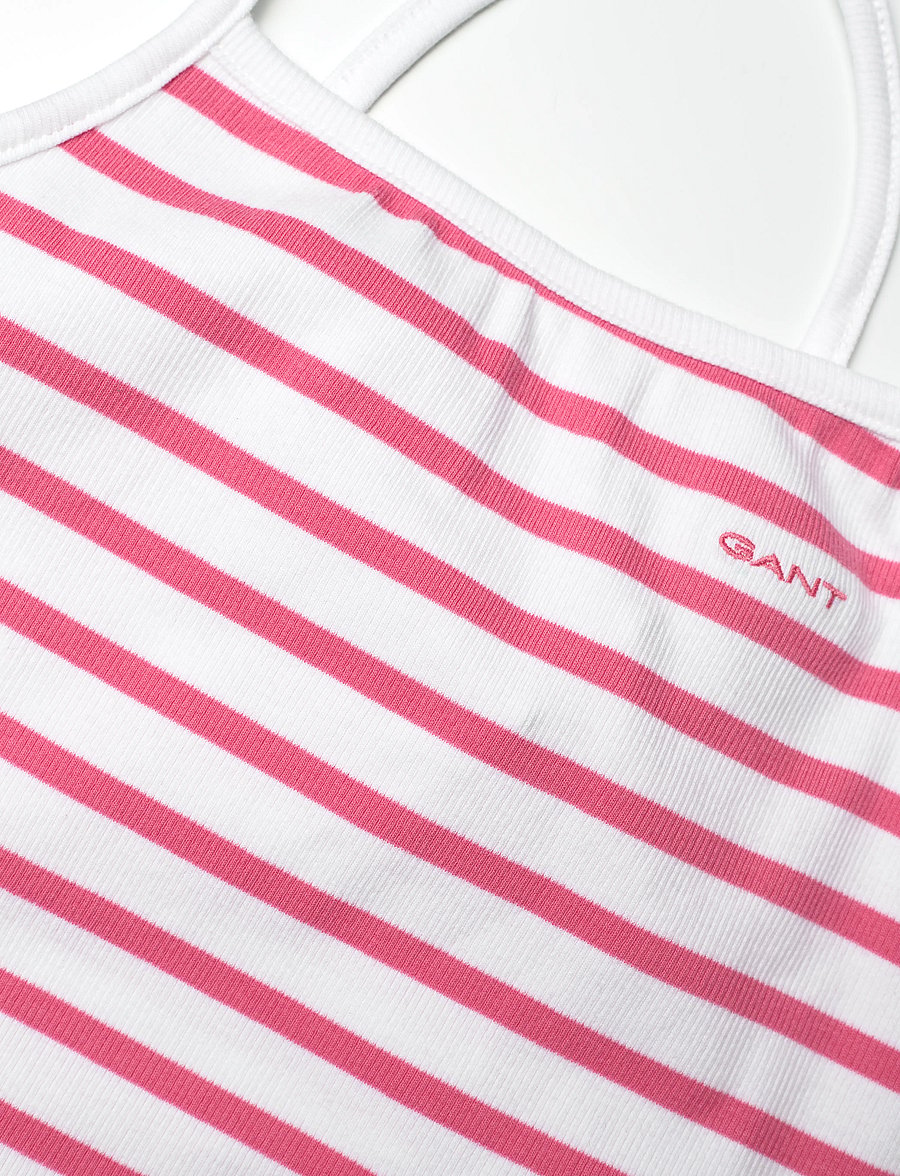 Gant - STRIPED TANK TOP - Ærmeløs undertrøje - blush pink - 2
