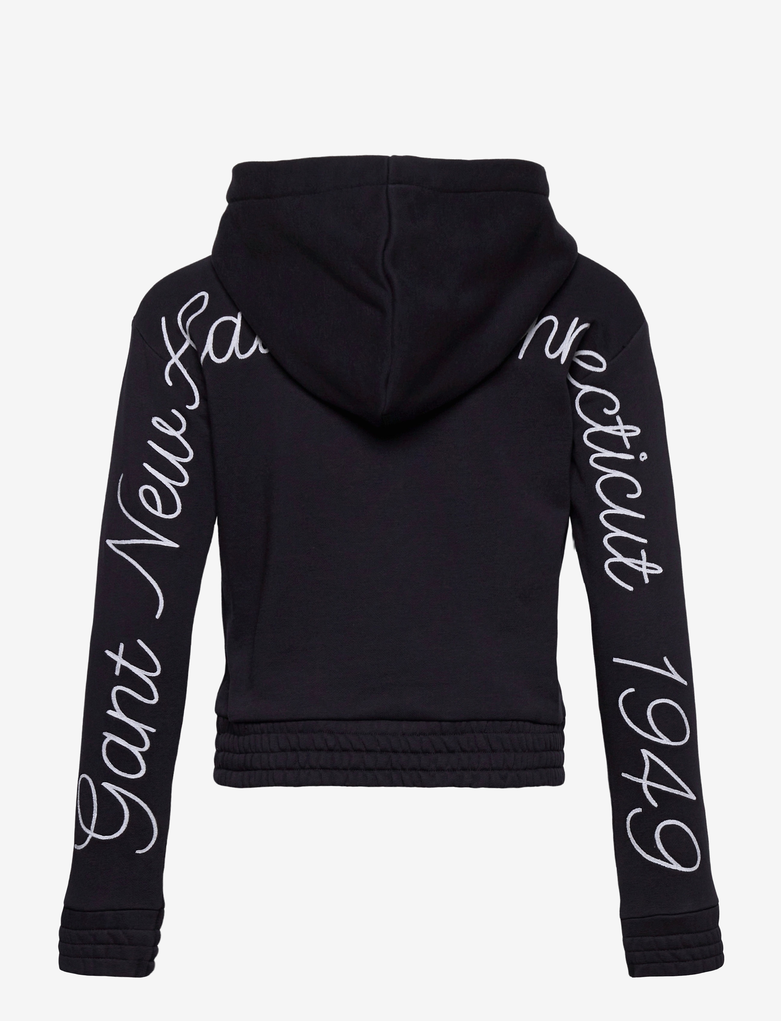 GANT - D1. GANT SCRIPT HALF ZIP HOODIE - evening blue - 1