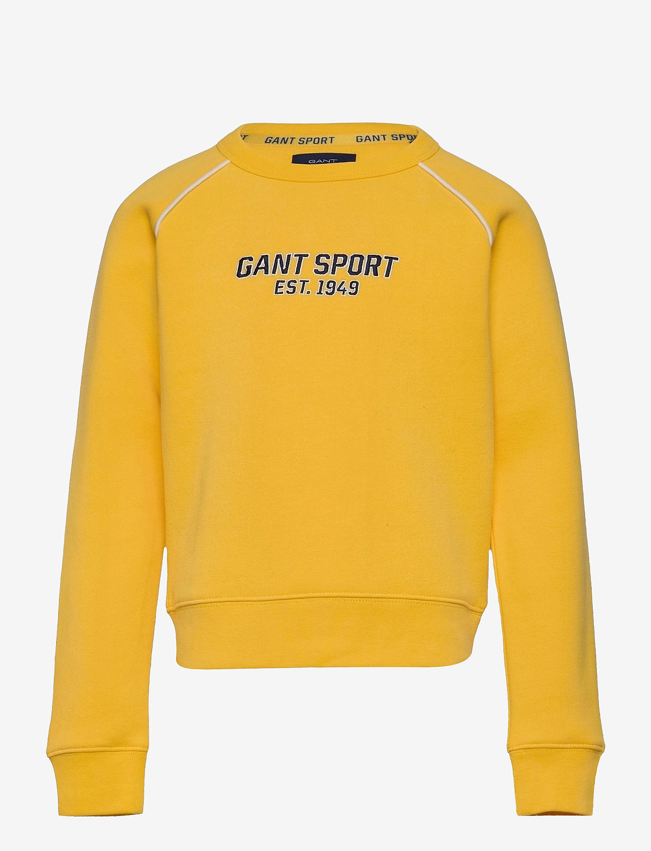 GANT - D1. GANT SPORT C-NECK - solar power yellow - 0