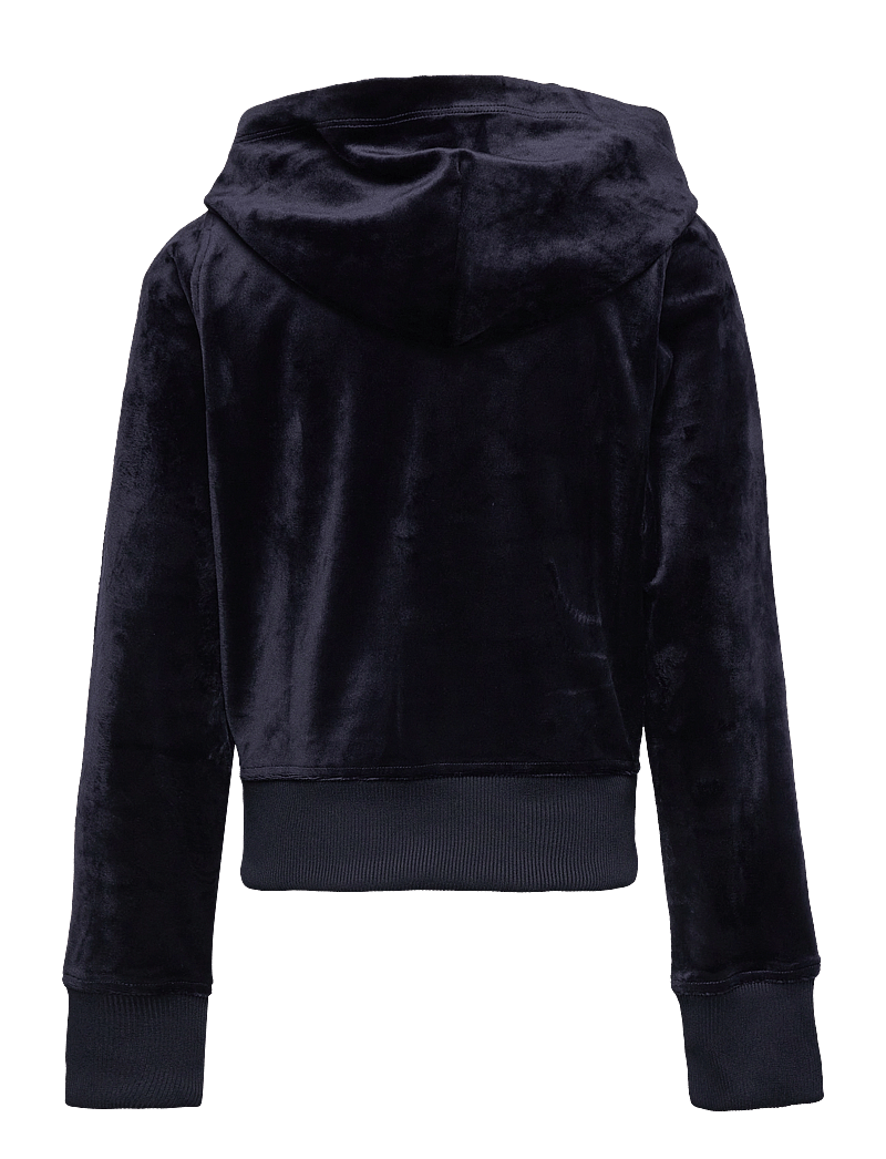 GANT - VELOUR ZIP HOODIE - kapuzenpullover - evening blue - 1