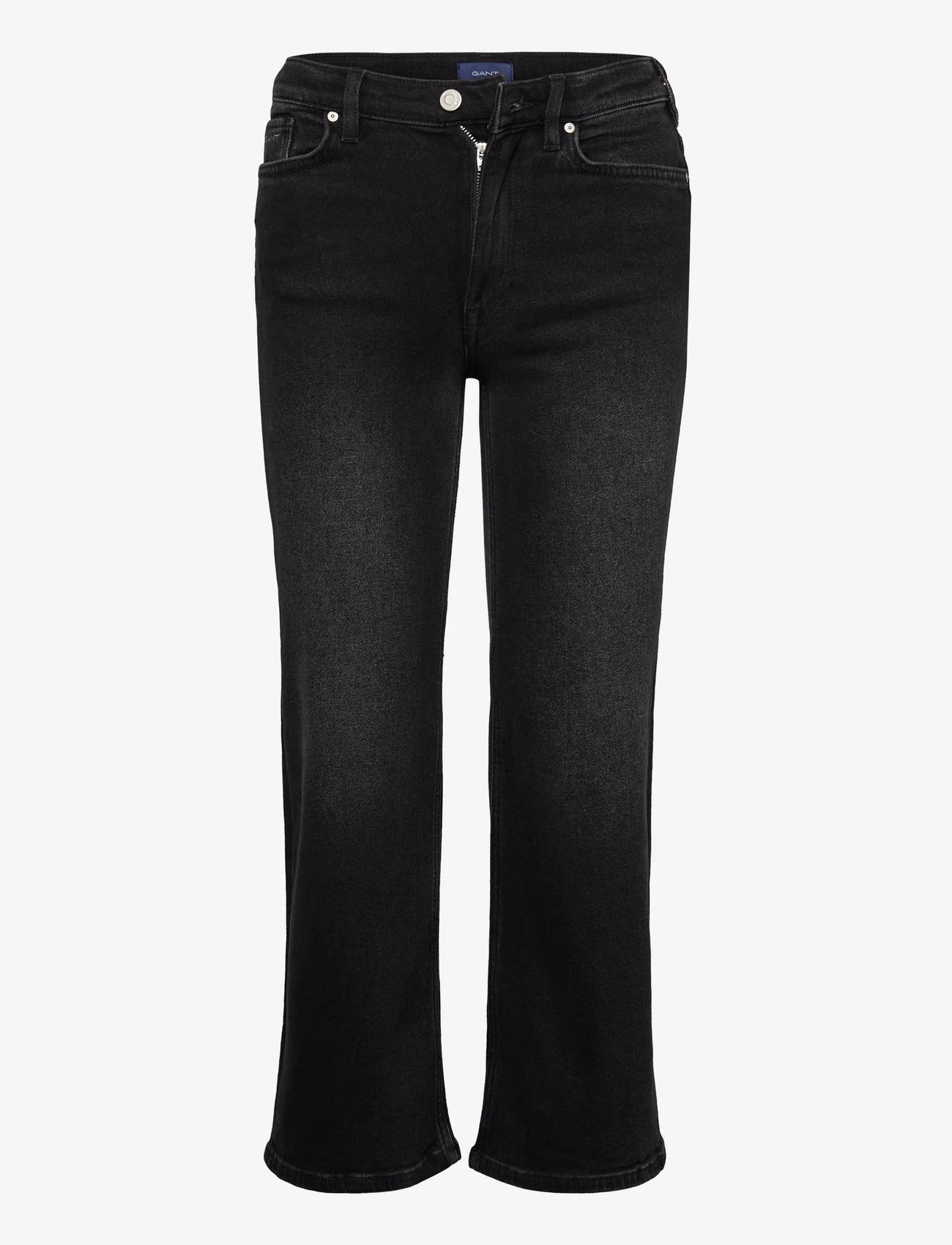GANT - D1. GANT WIDE JEANS - regular jeans - black raw - 0