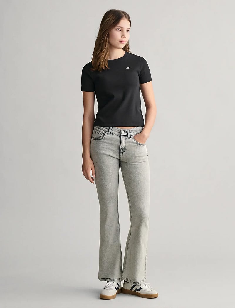 Gant - BOOTCUT JEANS - alt laienevad teksad - grey worn in - 4