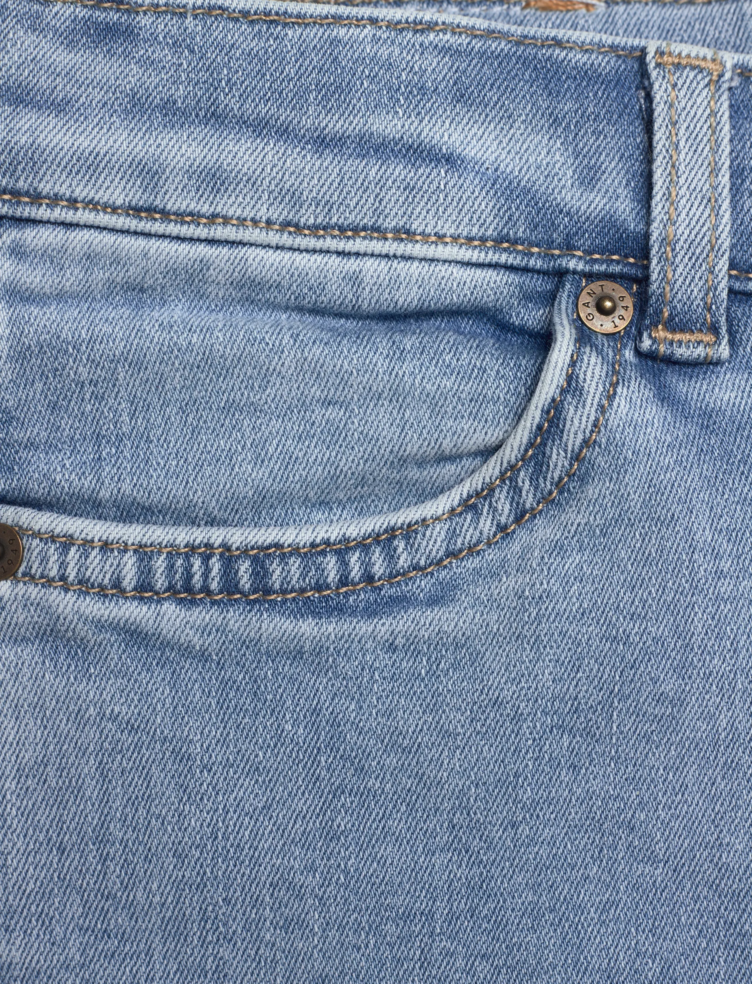 Gant - BOOTCUT JEANS - alt laienevad teksad - light blue - 2