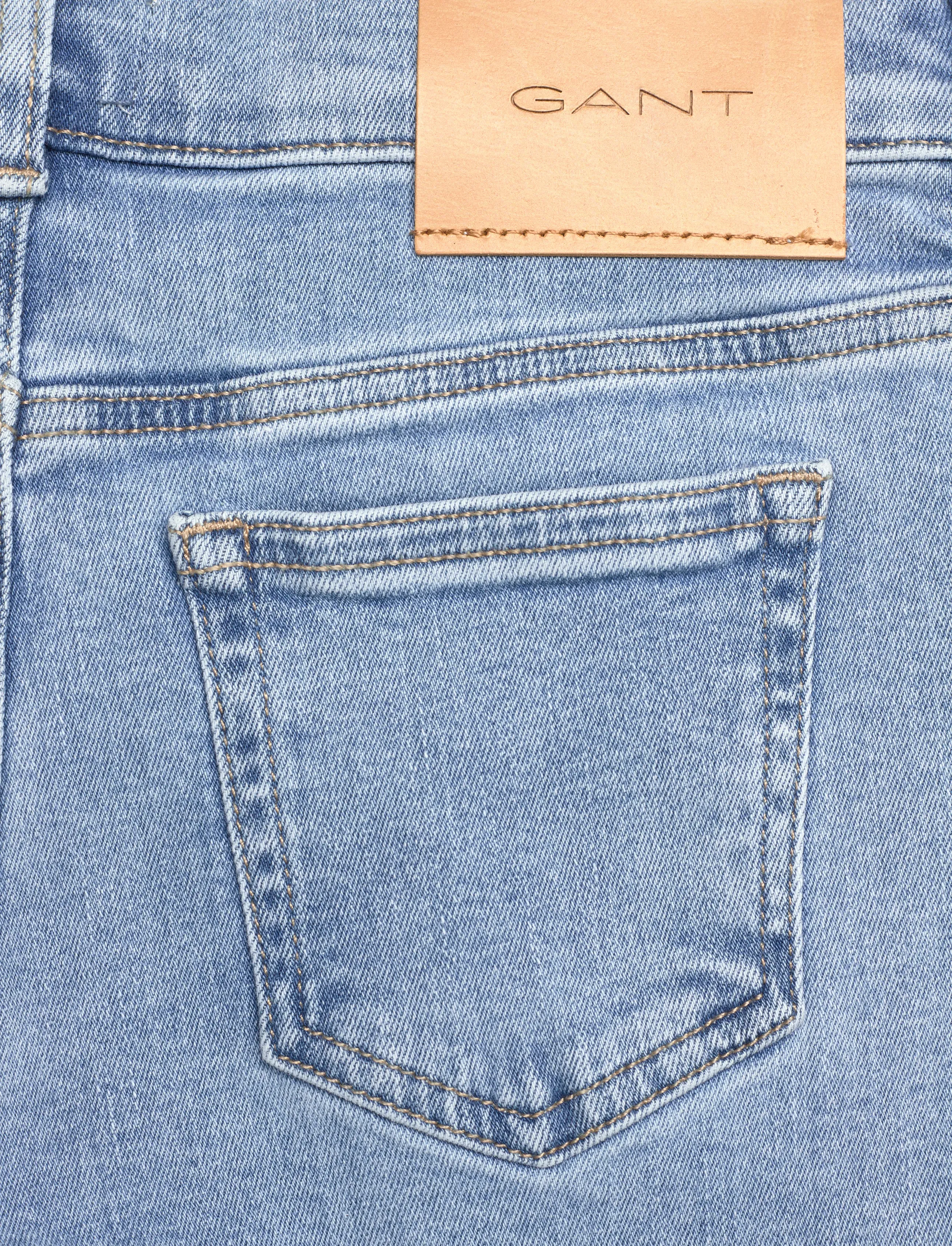 Gant - BOOTCUT JEANS - alt laienevad teksad - light blue - 4