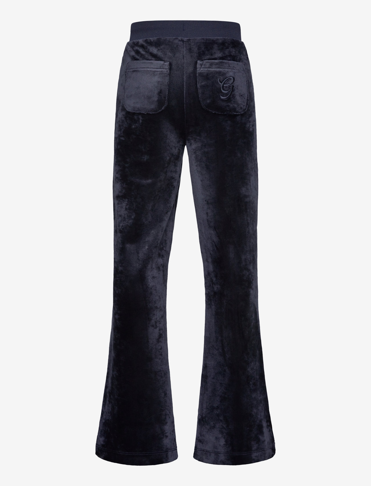 GANT - STRAIGHT LEG VELOUR PANTS - sweatpants - evening blue - 1