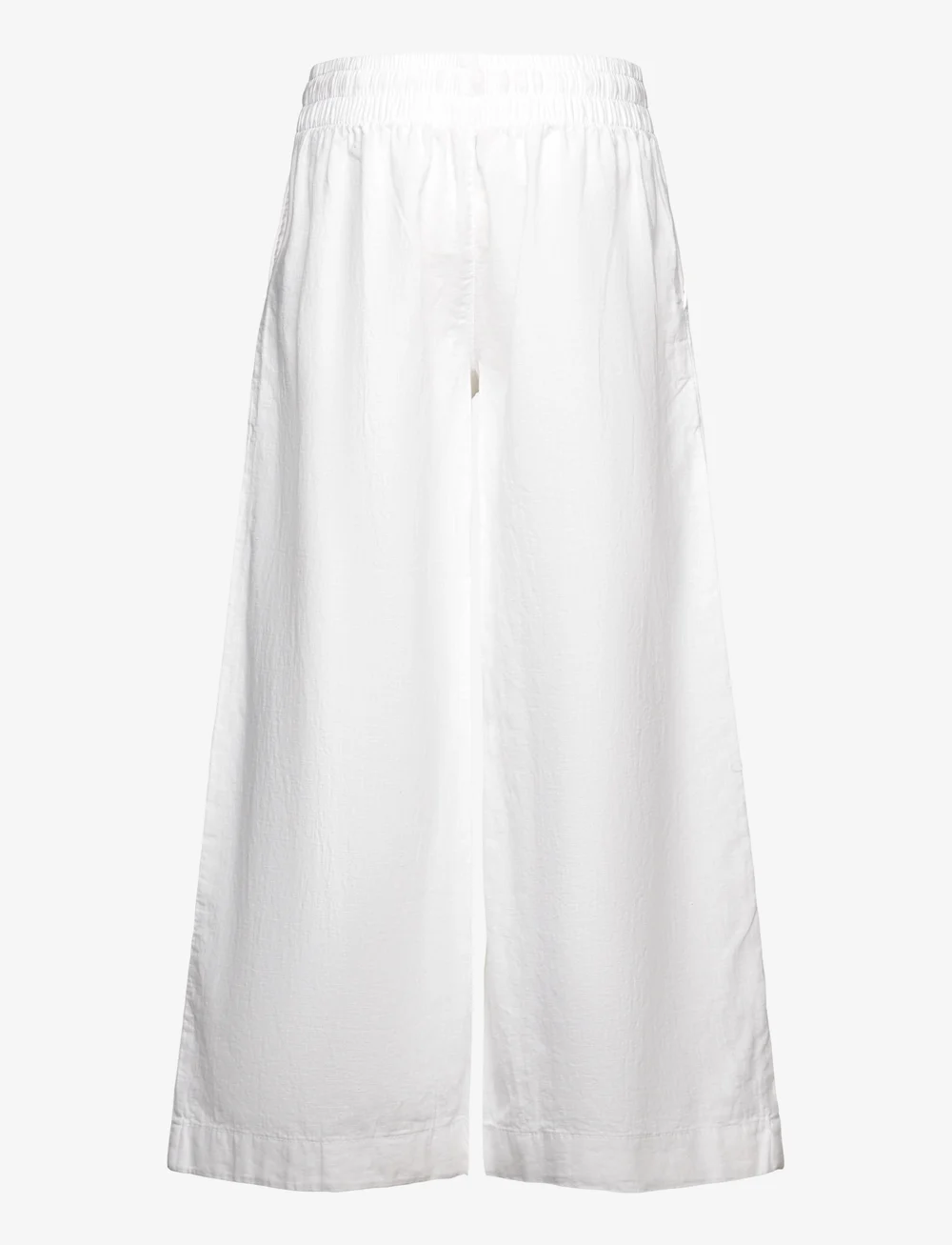 GANT - PULL ON COTTON LINEN PANTS - leinen-kleidung - white - 1