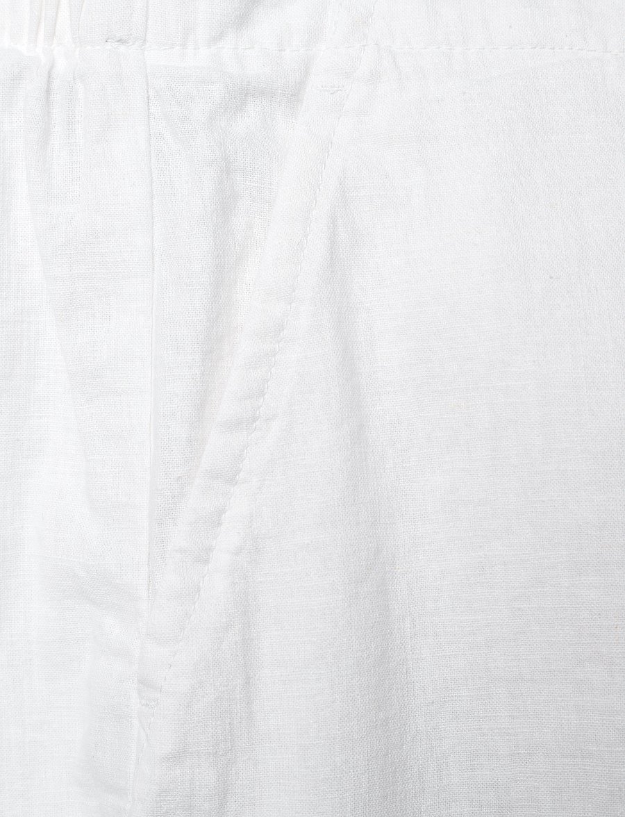 Gant - PULL ON COTTON LINEN PANTS - leinen-kleidung - white - 2
