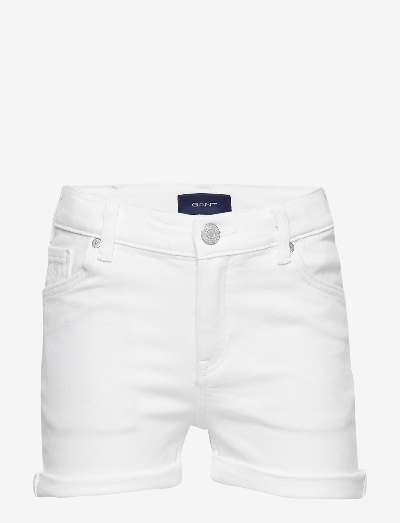 GANT - D2. TWILL SHORTS - korte jeansbroeken - white - 0