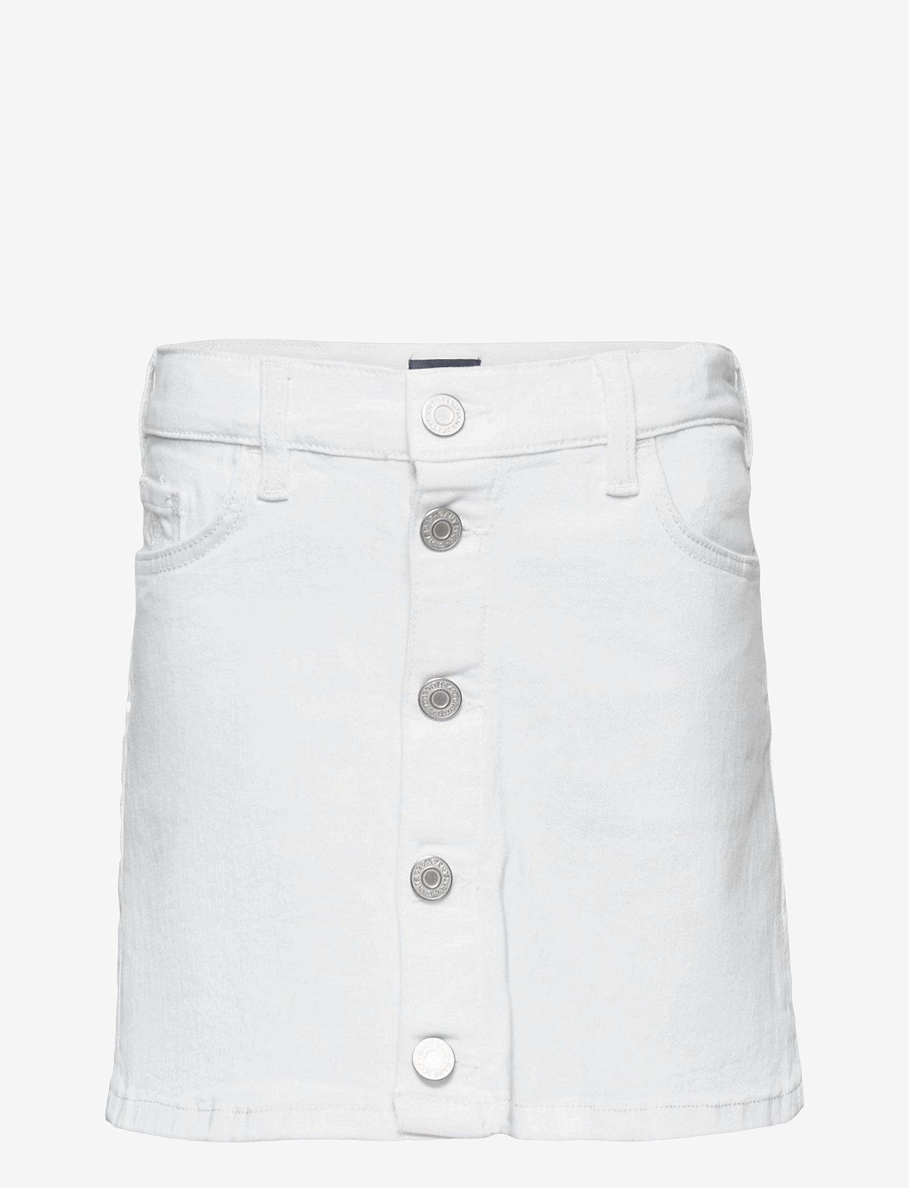 GANT - D1. Twill skirt - denimskjørt - white - 0