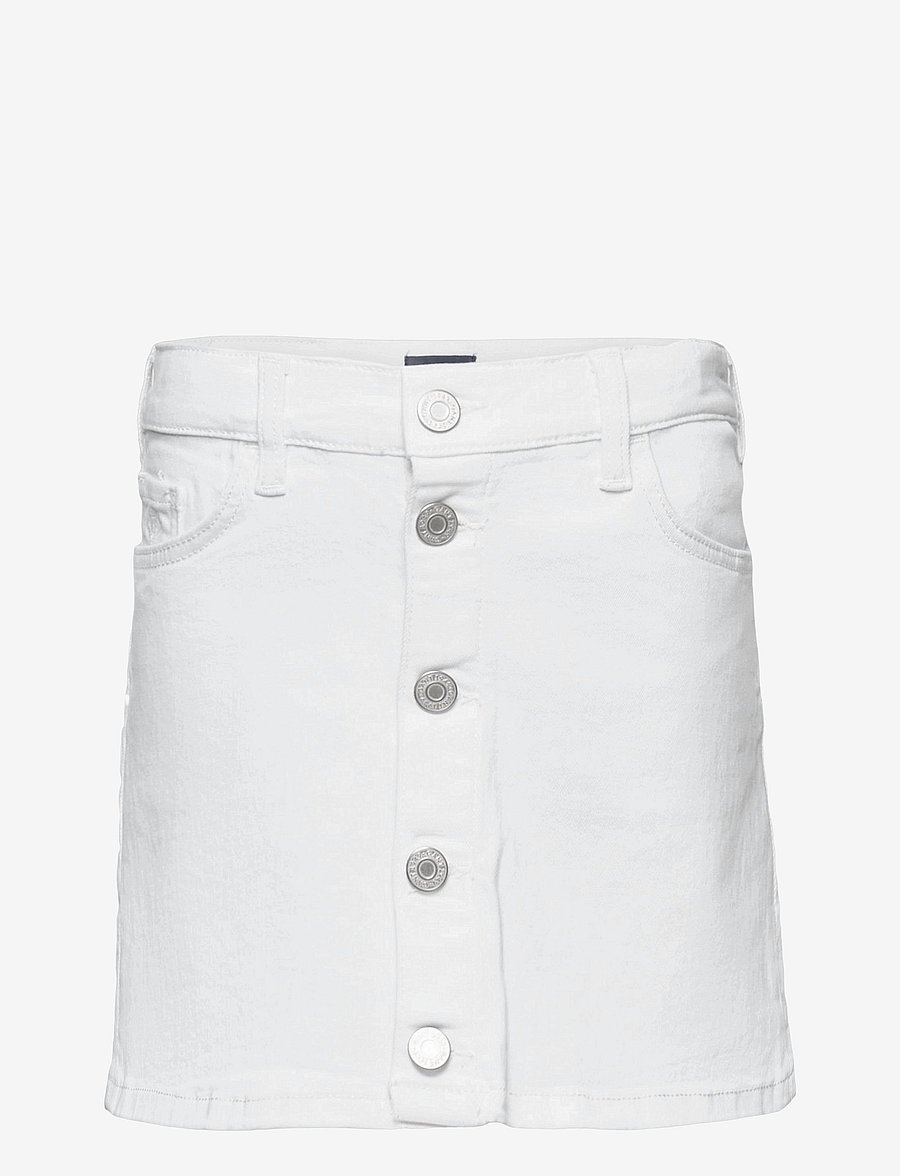 Gant - D1. Twill skirt - džinsa svārki - white - 0